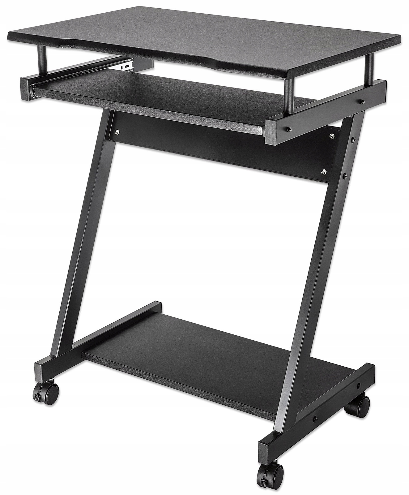 Biurko komputerowe Techly mobilne 590x370 z szufladą – Idealne do domowego biura