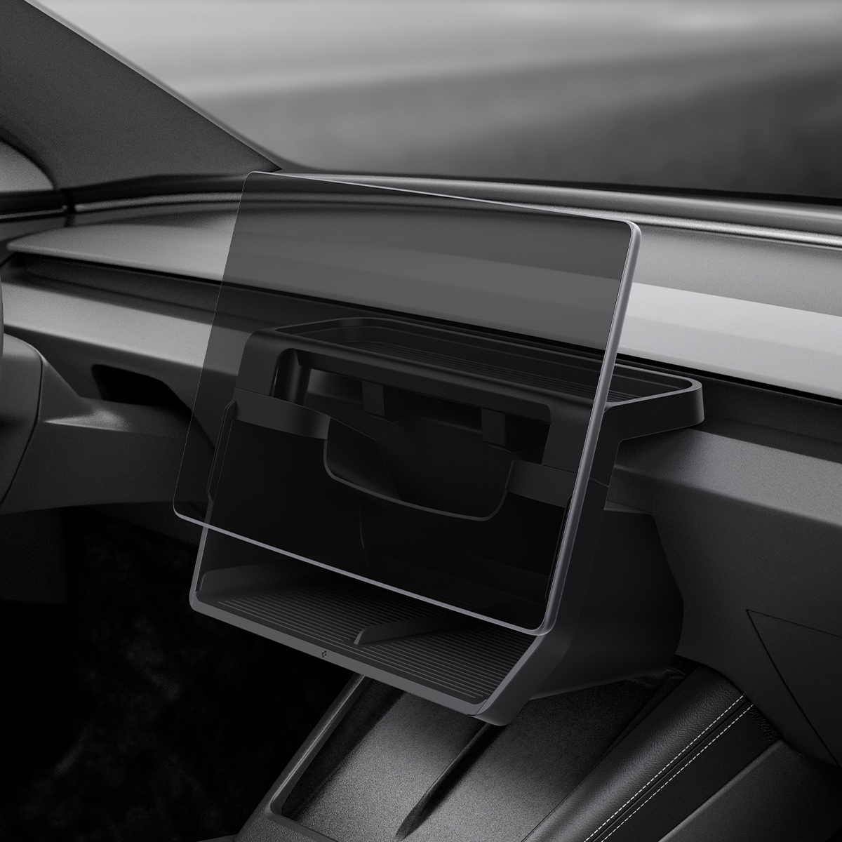 Spigen Tesla Under Screen Storage Organizer – Idealny organizer do Tesla Model 3 2024