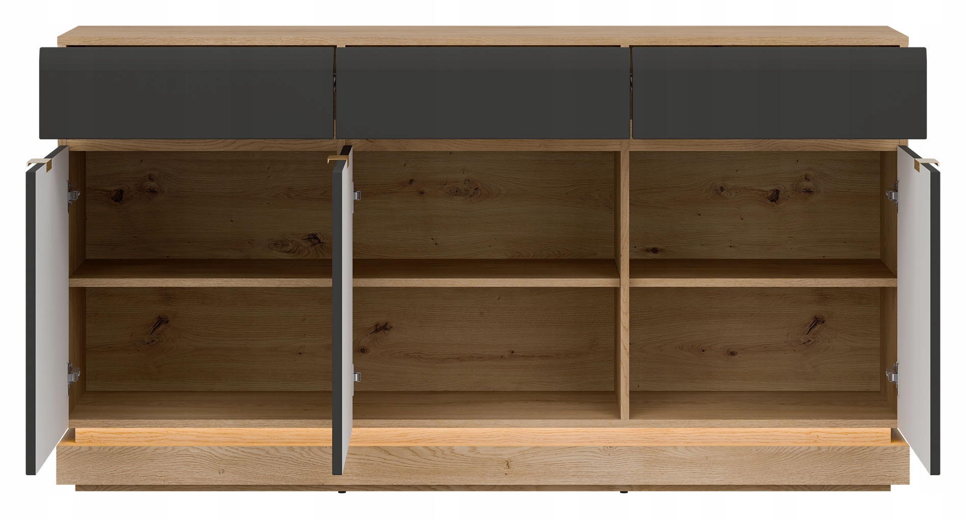 Praktyczne wnętrze z pojemnymi szufladami