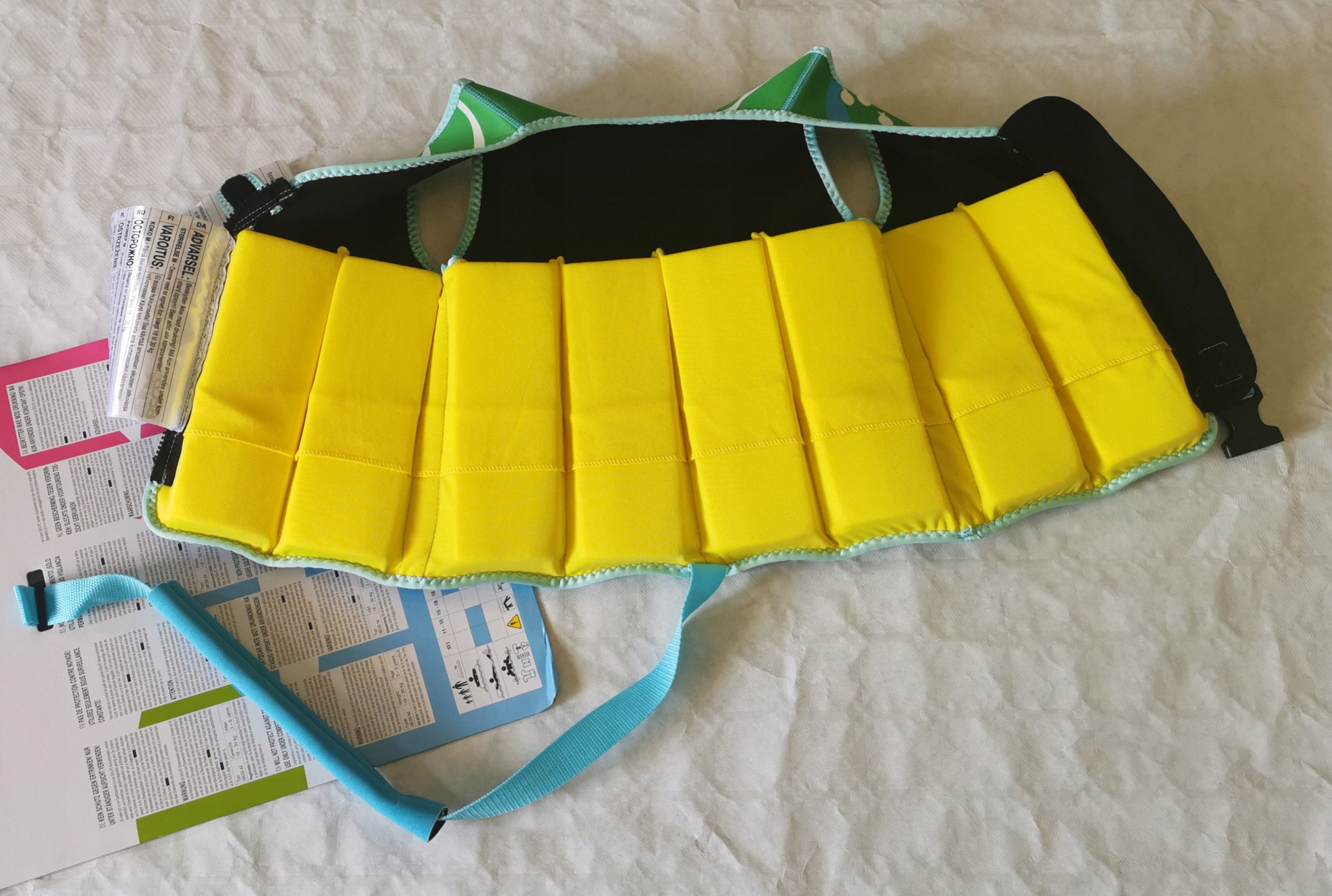 Wygodny neopren i miękkie wkłady wypornościowe