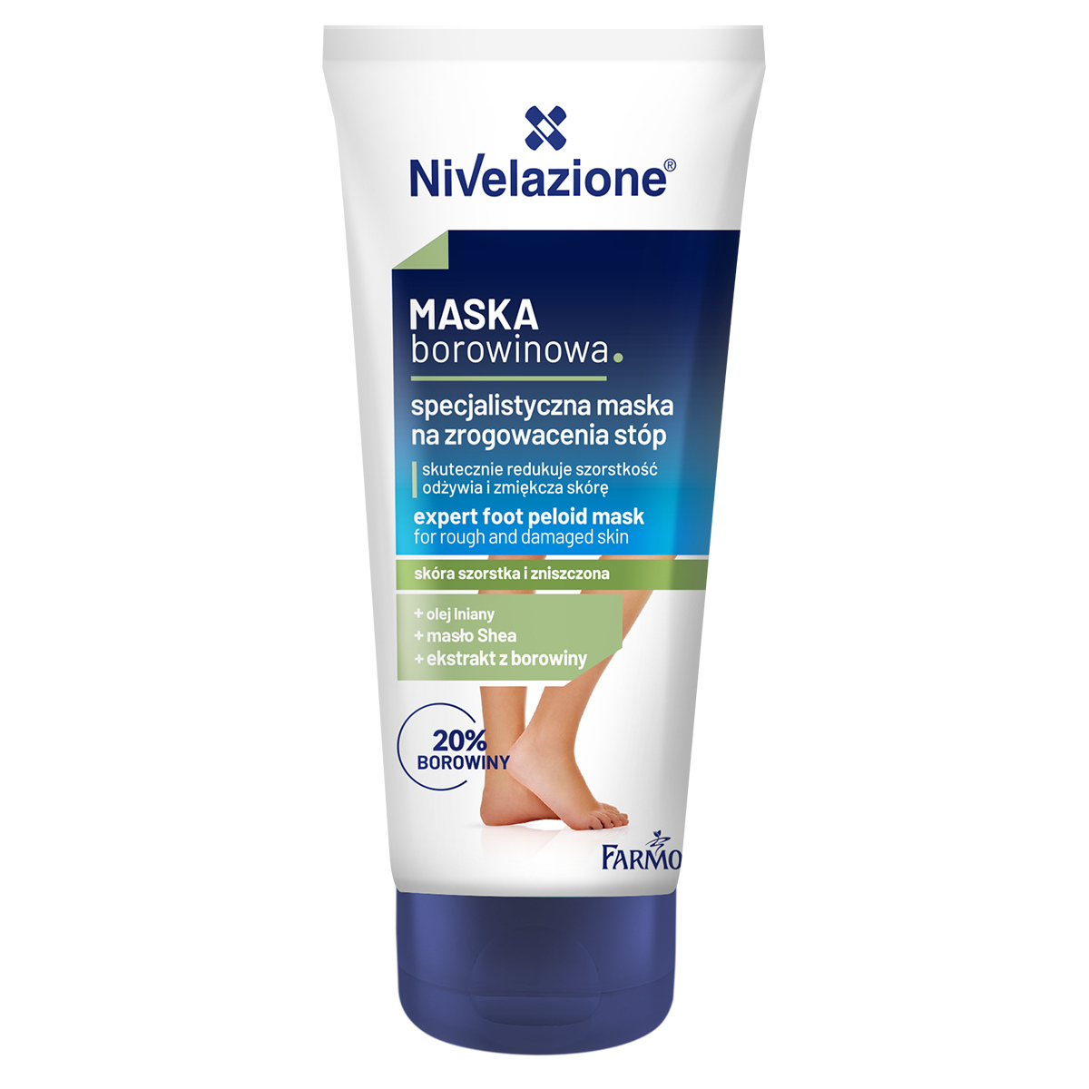 Nivelazione Specjalistyczna Maska Borowinowa na Zrogowacenia Stóp 75ml