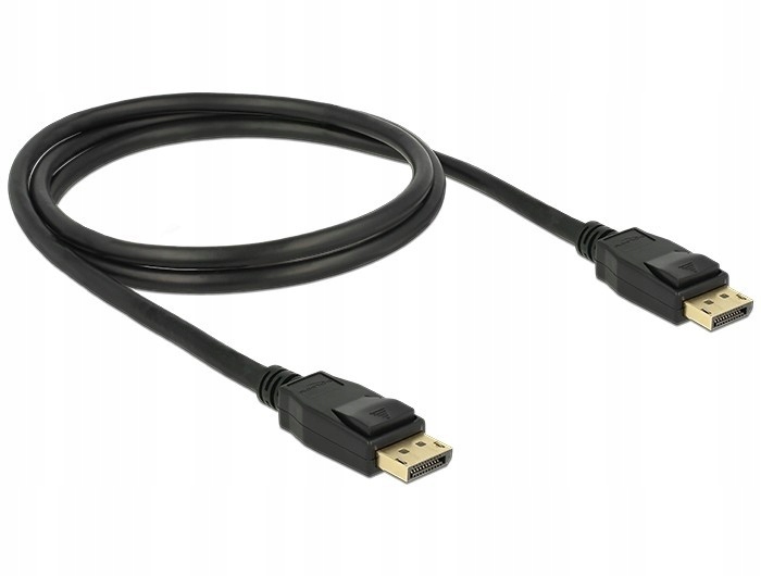 Kabel DisplayPort 1m czarny (83805) – Idealne połączenie dla Twojego sprzętu