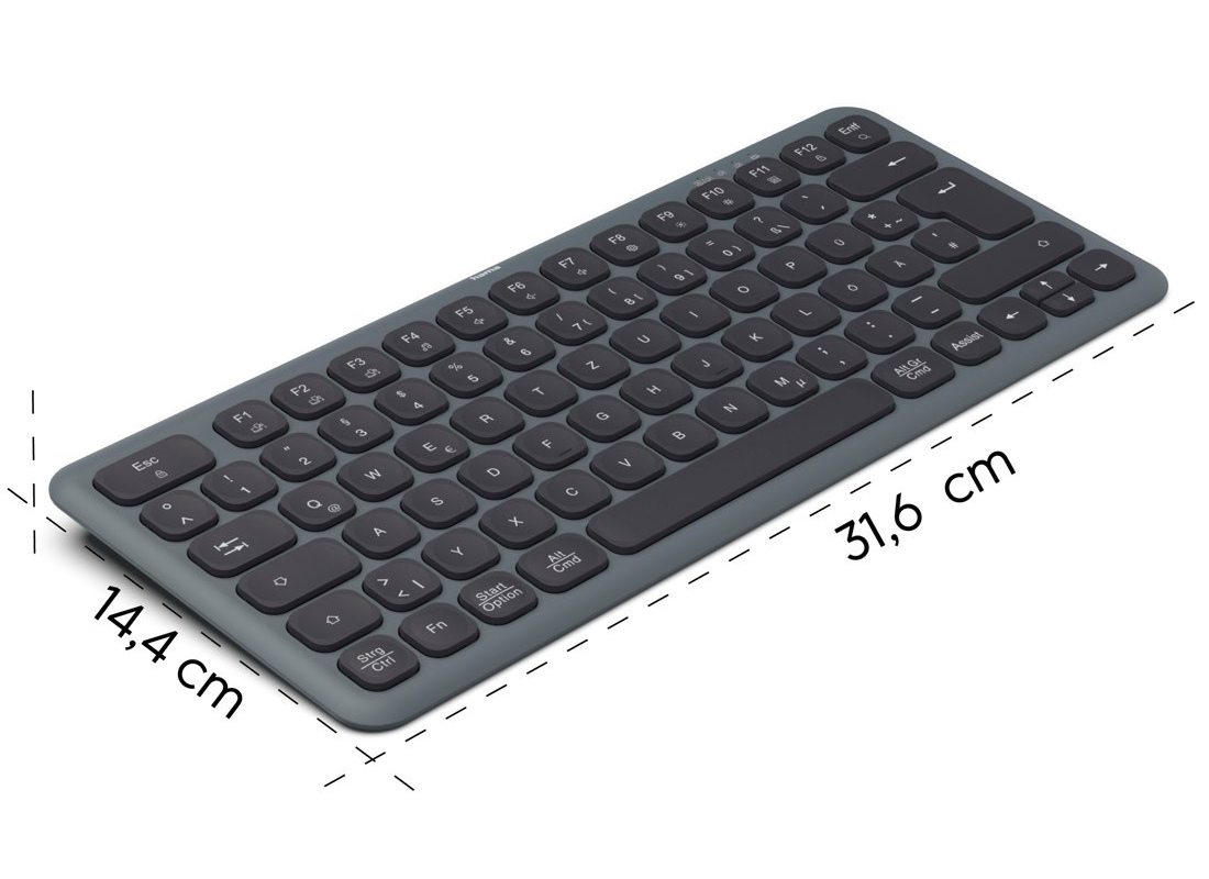 Ergonomiczna i cicha klawiatura do pracy i biura