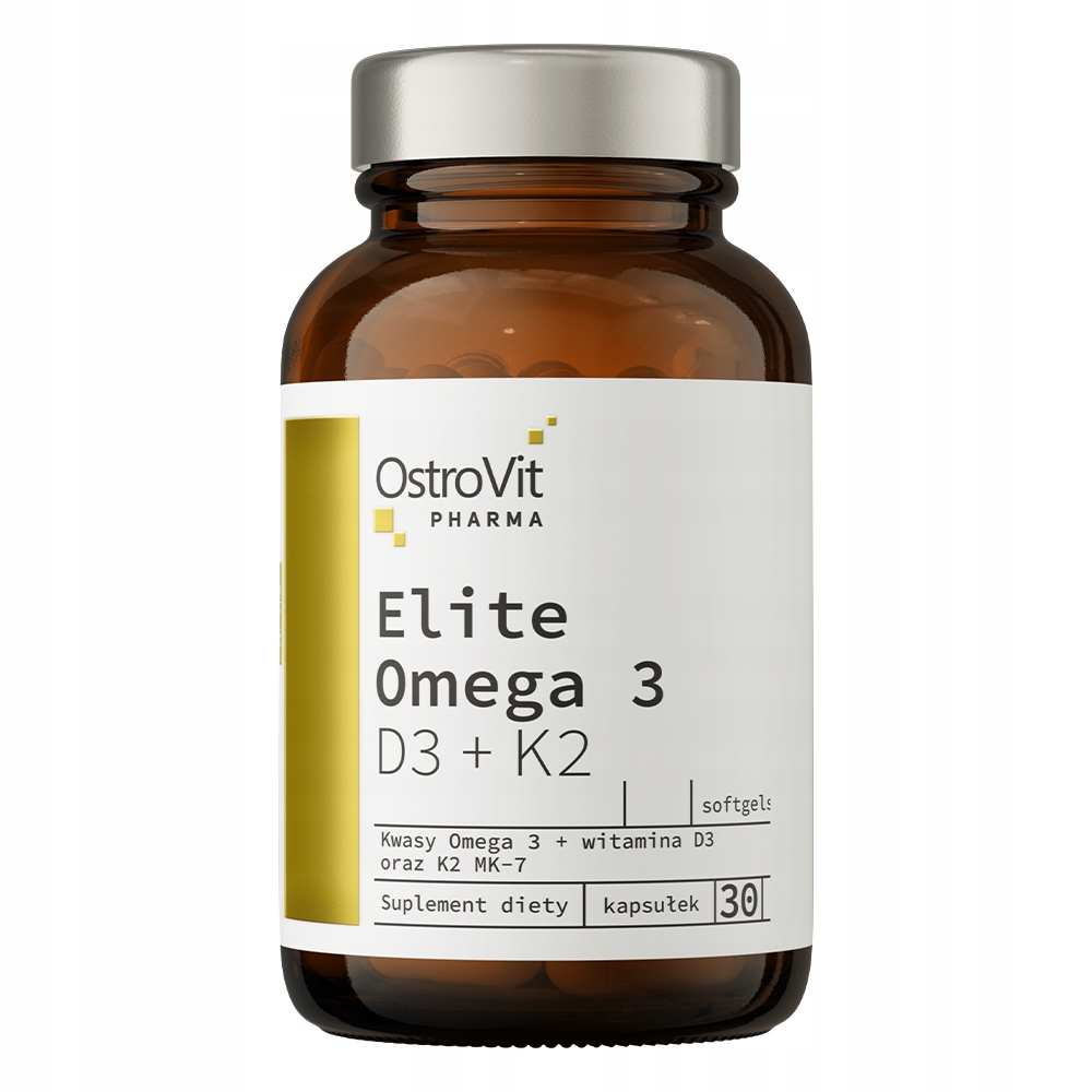 OstroVit Pharma Elite Omega 3 D3 + K2 – Suplement diety dla zdrowia