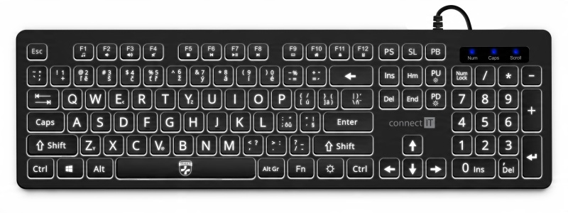 Klasyczny układ klawiatury CZ-SK (qwertz)