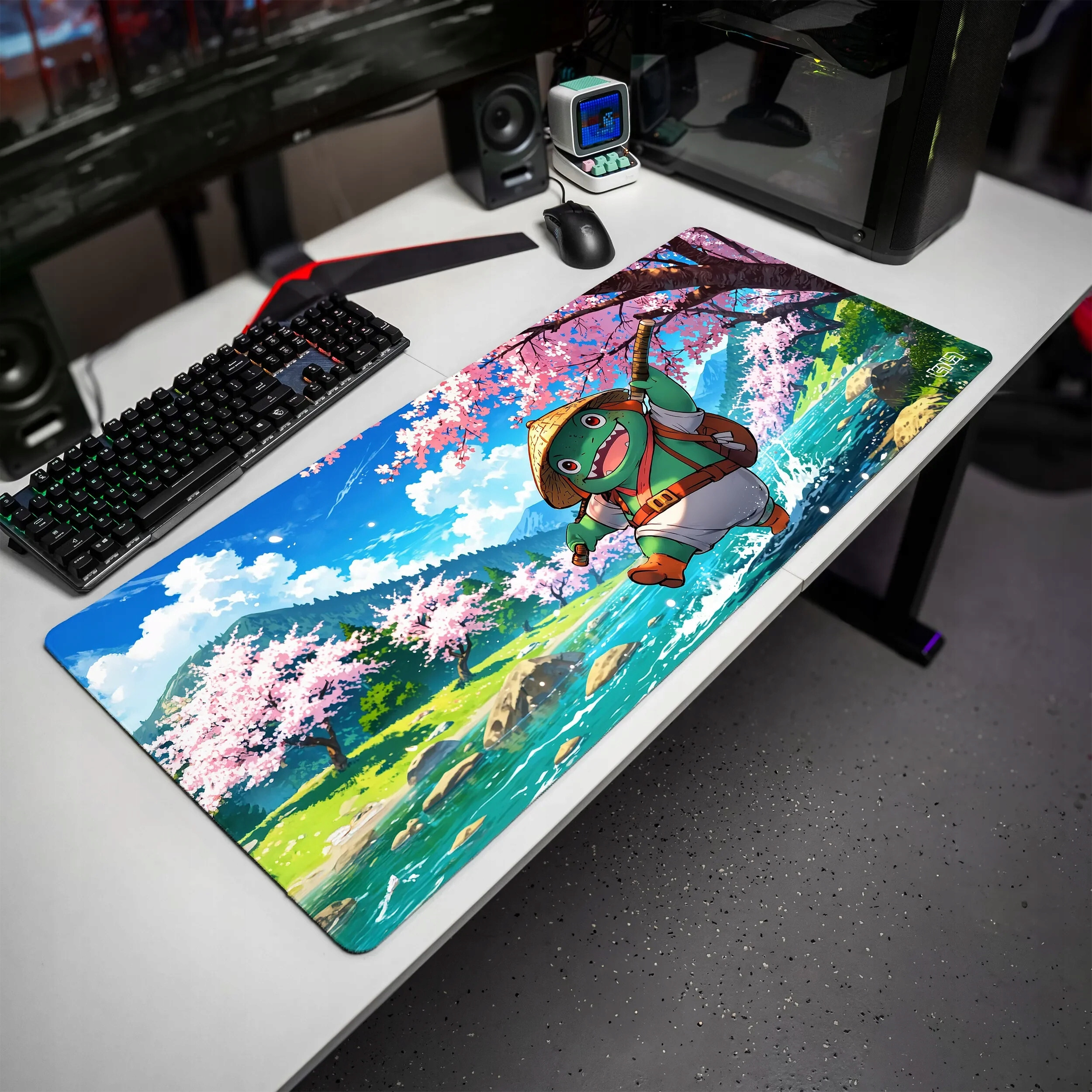 Przestronny rozmiar 40 x 90 cm – Idealne miejsce dla myszy i klawiatury