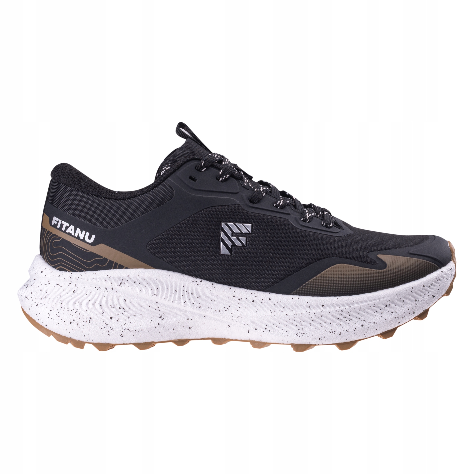 Męskie buty Fitanu FERANO black/gold/white – Stylowe obuwie miejskie