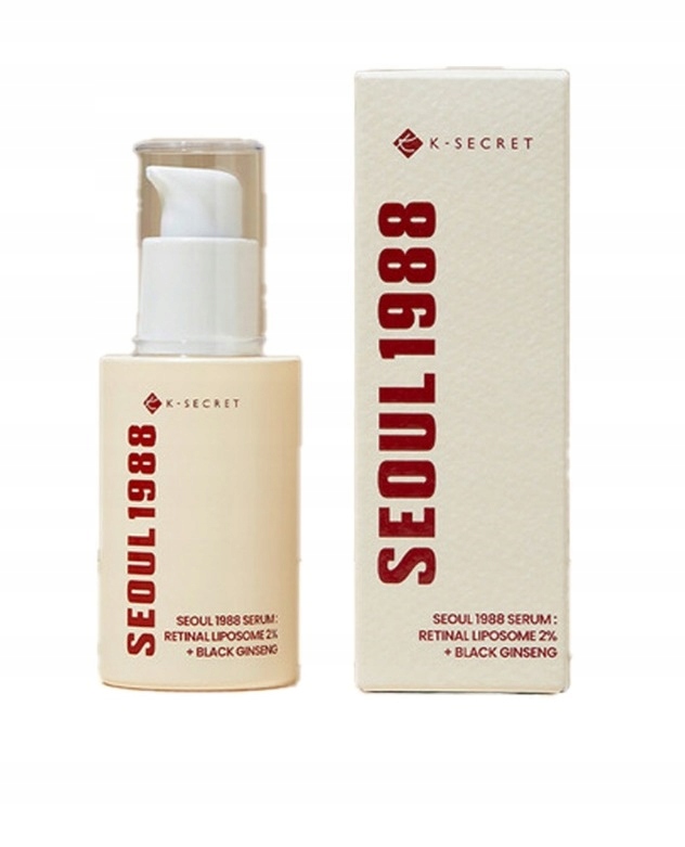 K-SECRET SEOUL 1988 Retinal Liposome 2% Black Ginseng – Ujędrniające serum do twarzy
