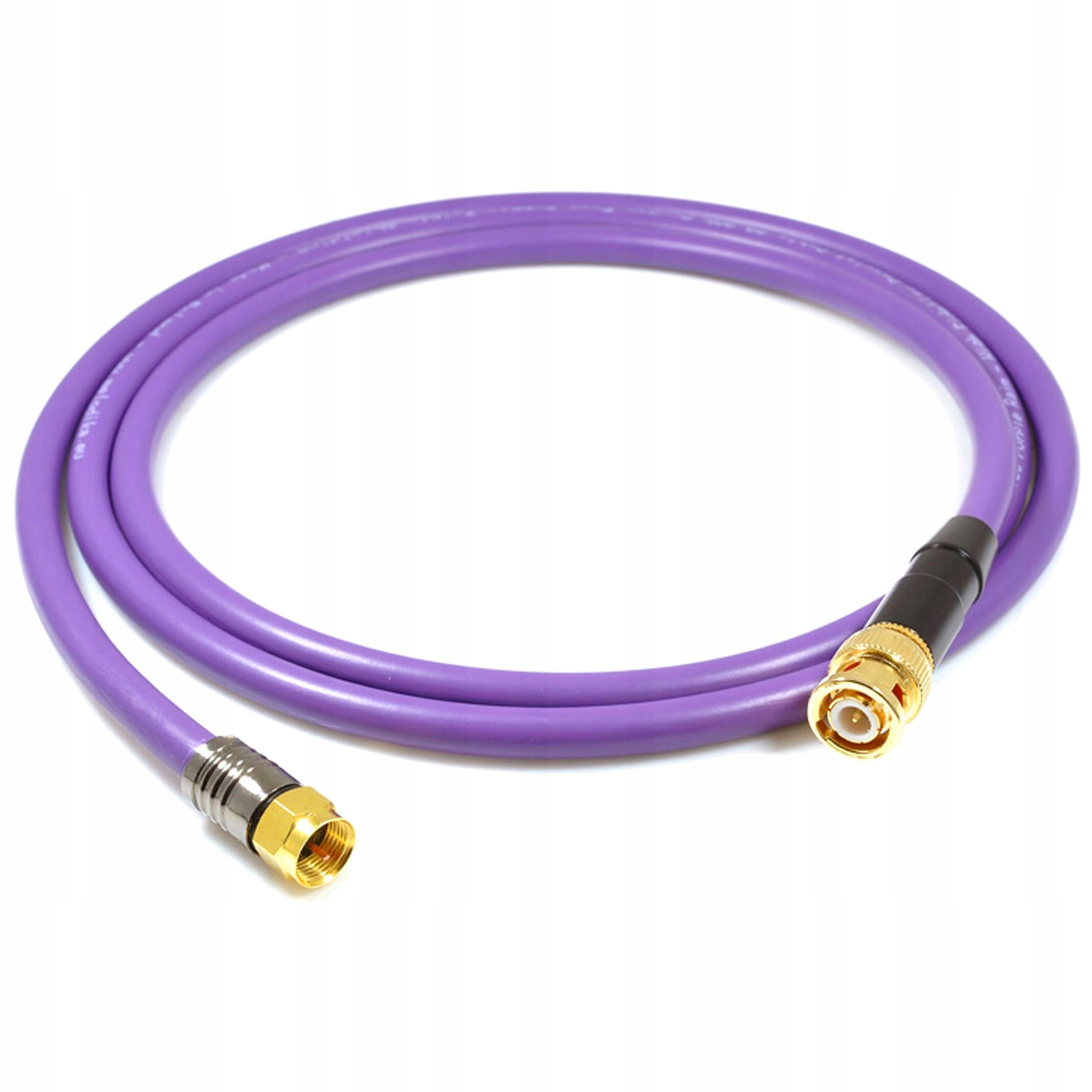 Kabel sygnałowy BNC - F 0.5m fioletowy Melodika MDFBN05 – Wysoka jakość i niezawodność