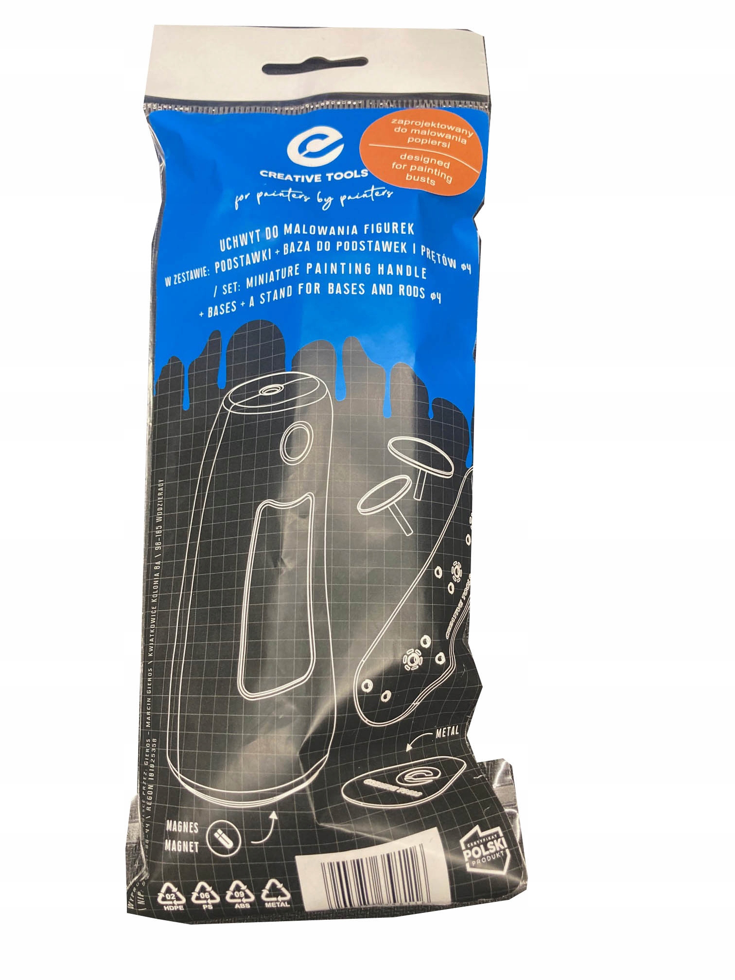 Zestaw - Uchwyt do malowania figurek Creative Tools – Idealne narzędzie dla pasjonatów malowania