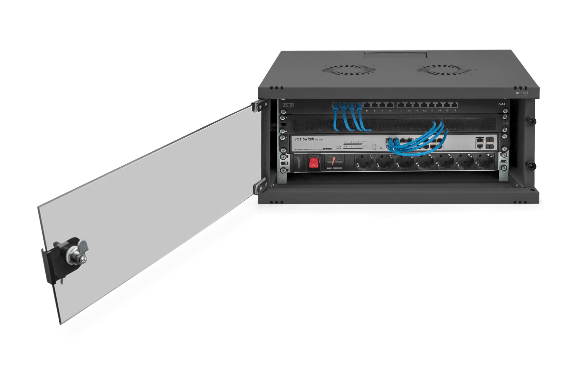 Przykładowe zastosowanie szafy teleinformatycznej