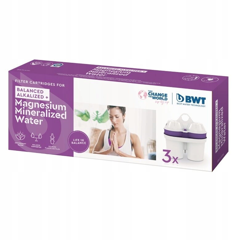 Wkład filtrujący wodę Balanced Alkalized + Mg2+ - Zdrowa woda na co dzień