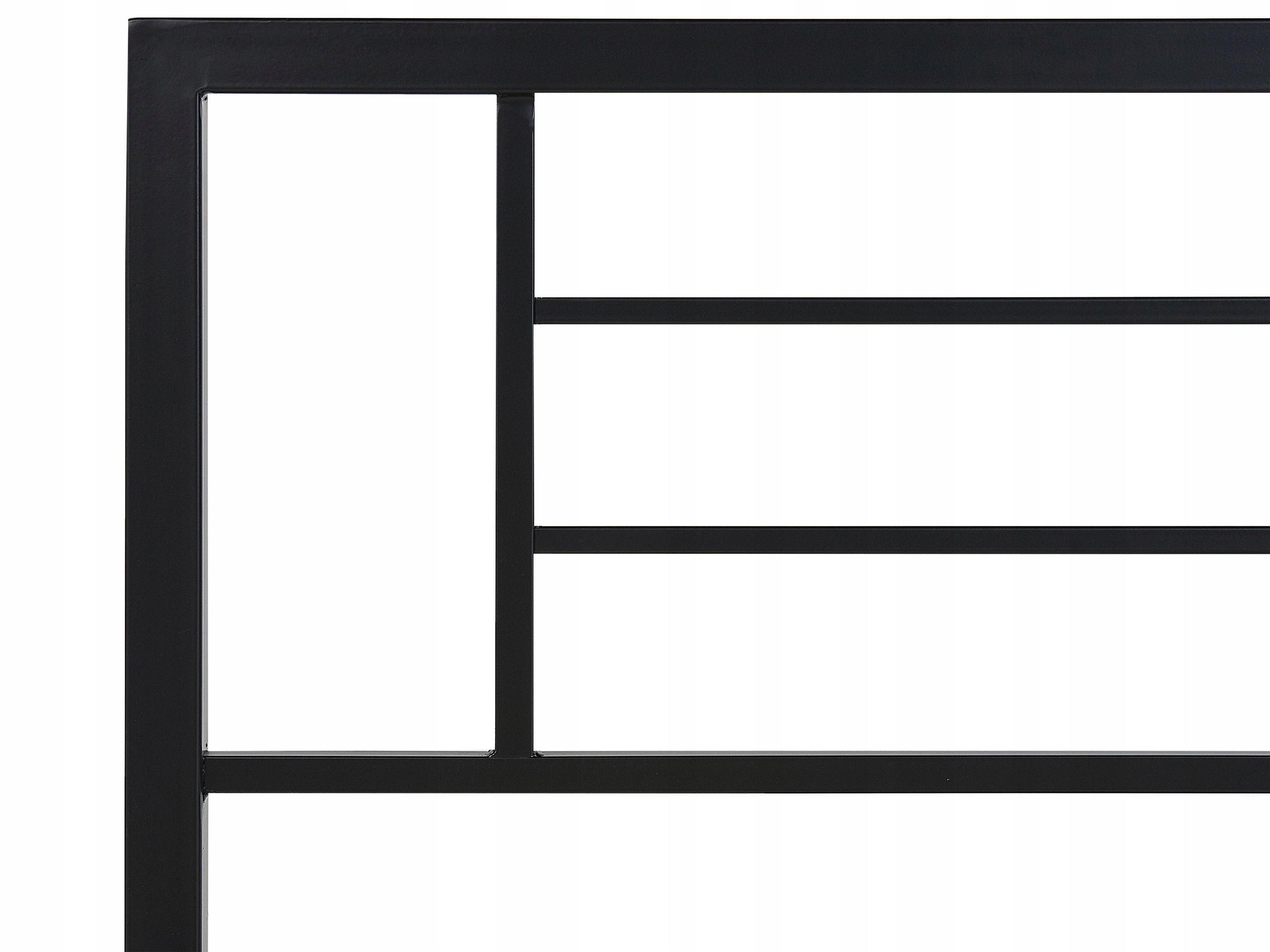 Industrialny design z niskim, geometrycznym wezgłowiem