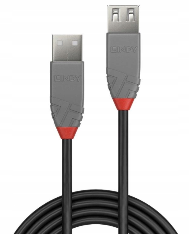 Przedłużacz USB 2.0 Typ A - Lindy Anthra Line 36703 2m