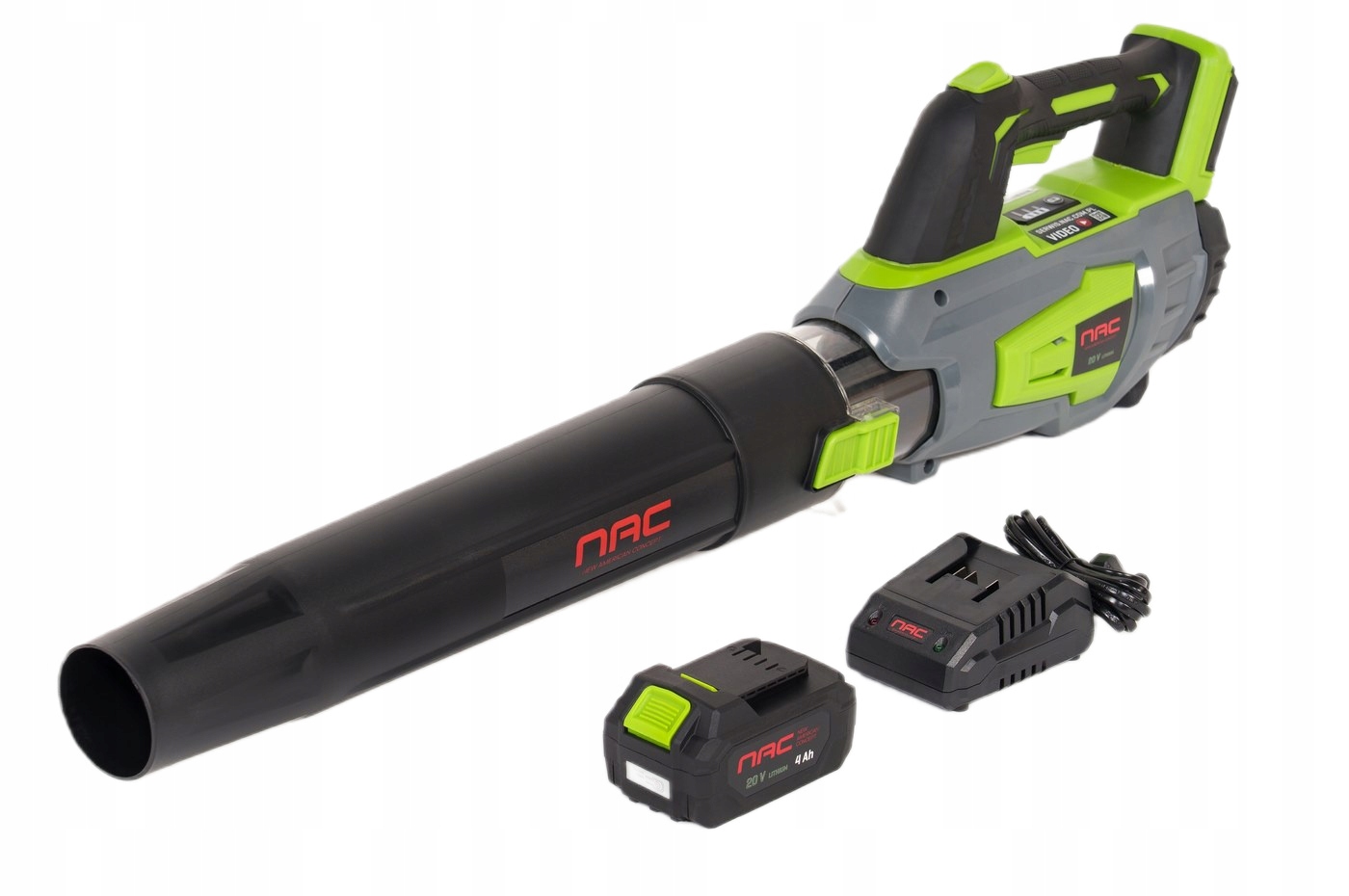 Dmuchawa do liści BB20-B40-S NAC – Akumulatorowa siła do sprzątania ogrodu