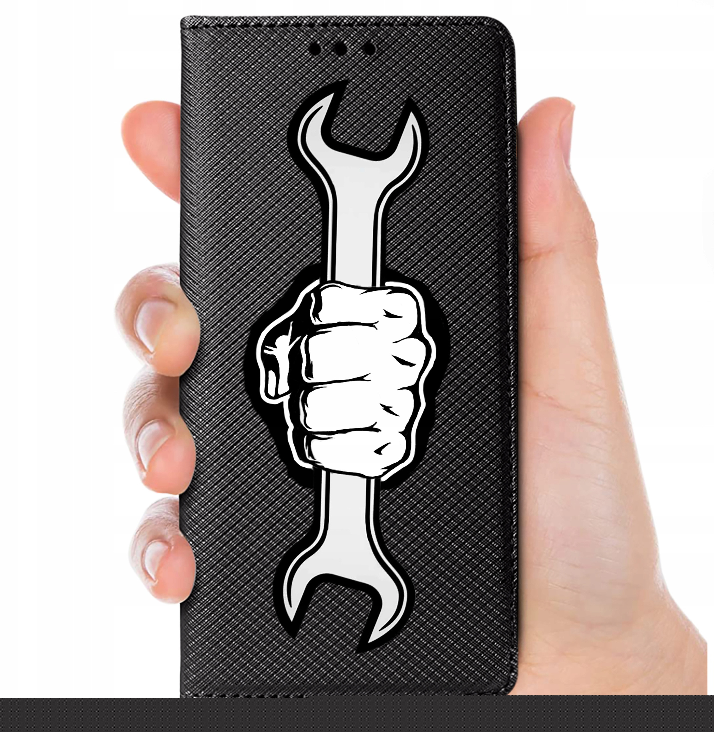 Etui do Realme C61 | C63 MAGNET WZORY CASE PORTFEL + SZKŁO 9H – Ochrona i styl w jednym
