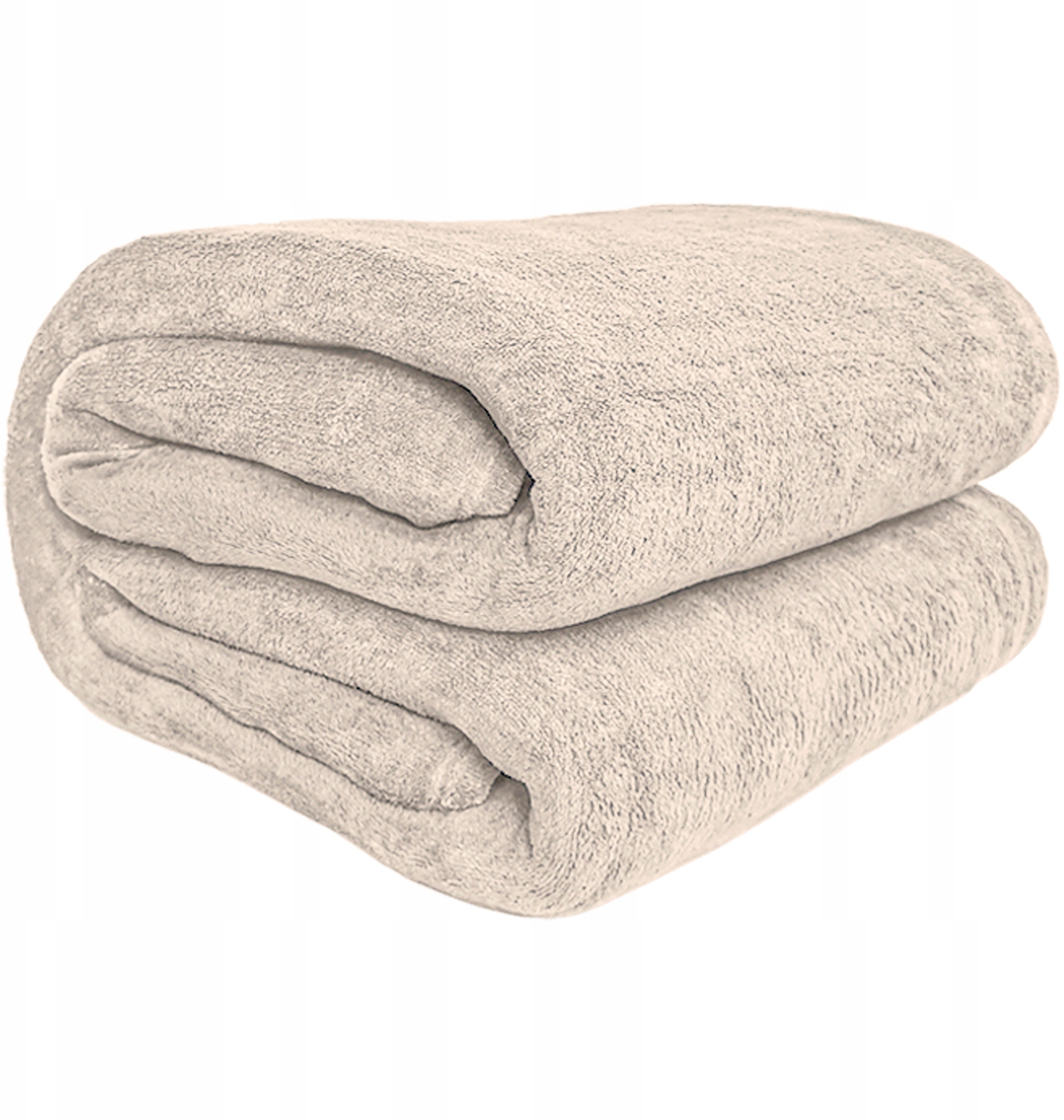 Koc dwustronny 200x220 beż Tago – Idealny do sypialni i salonu