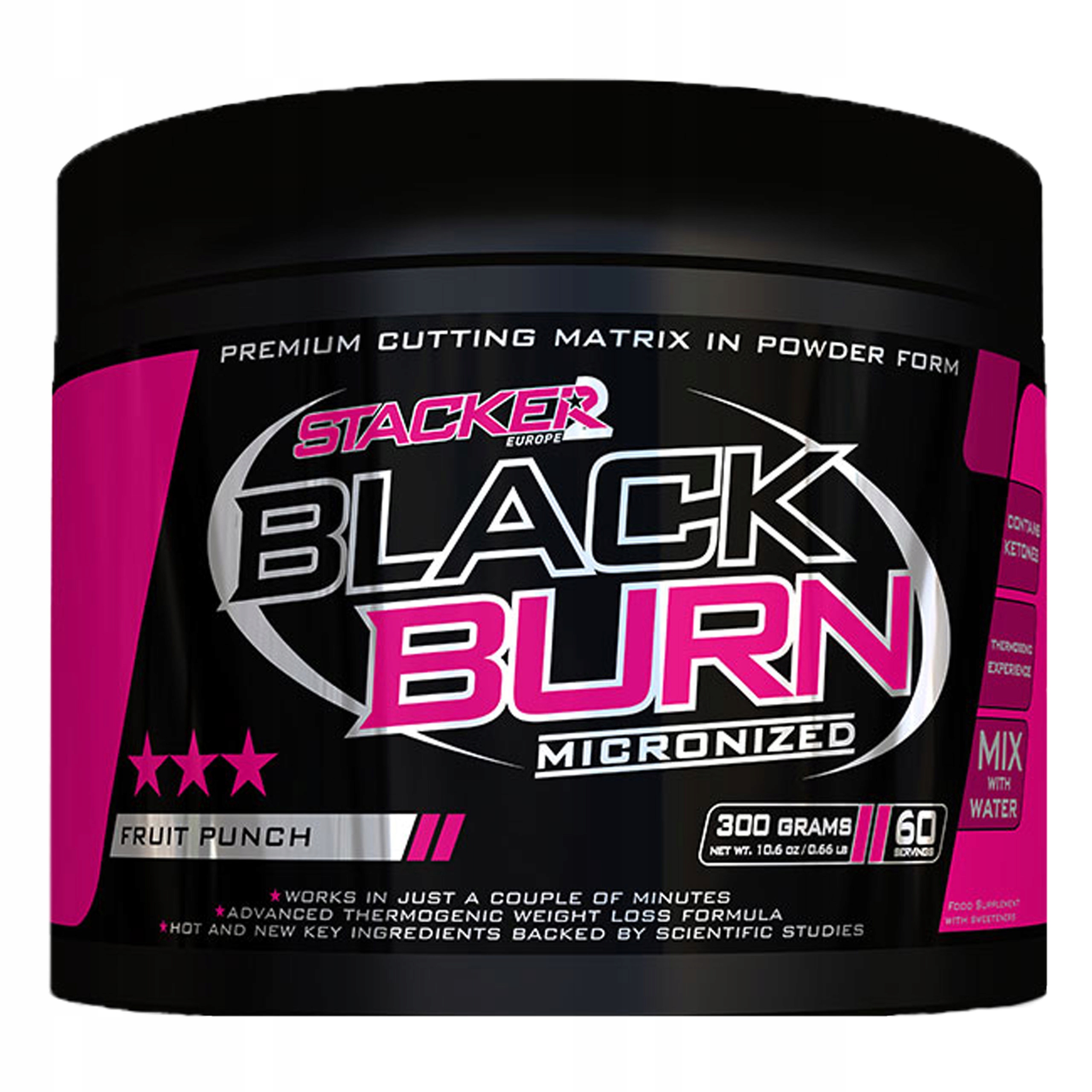 STACKER2 - Black Burn - 300g – Innowacyjny spalacz tłuszczu