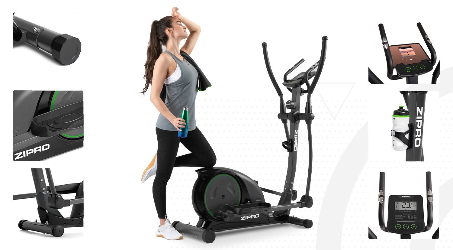 Orbitrek magnetyczny Hulk Zipro