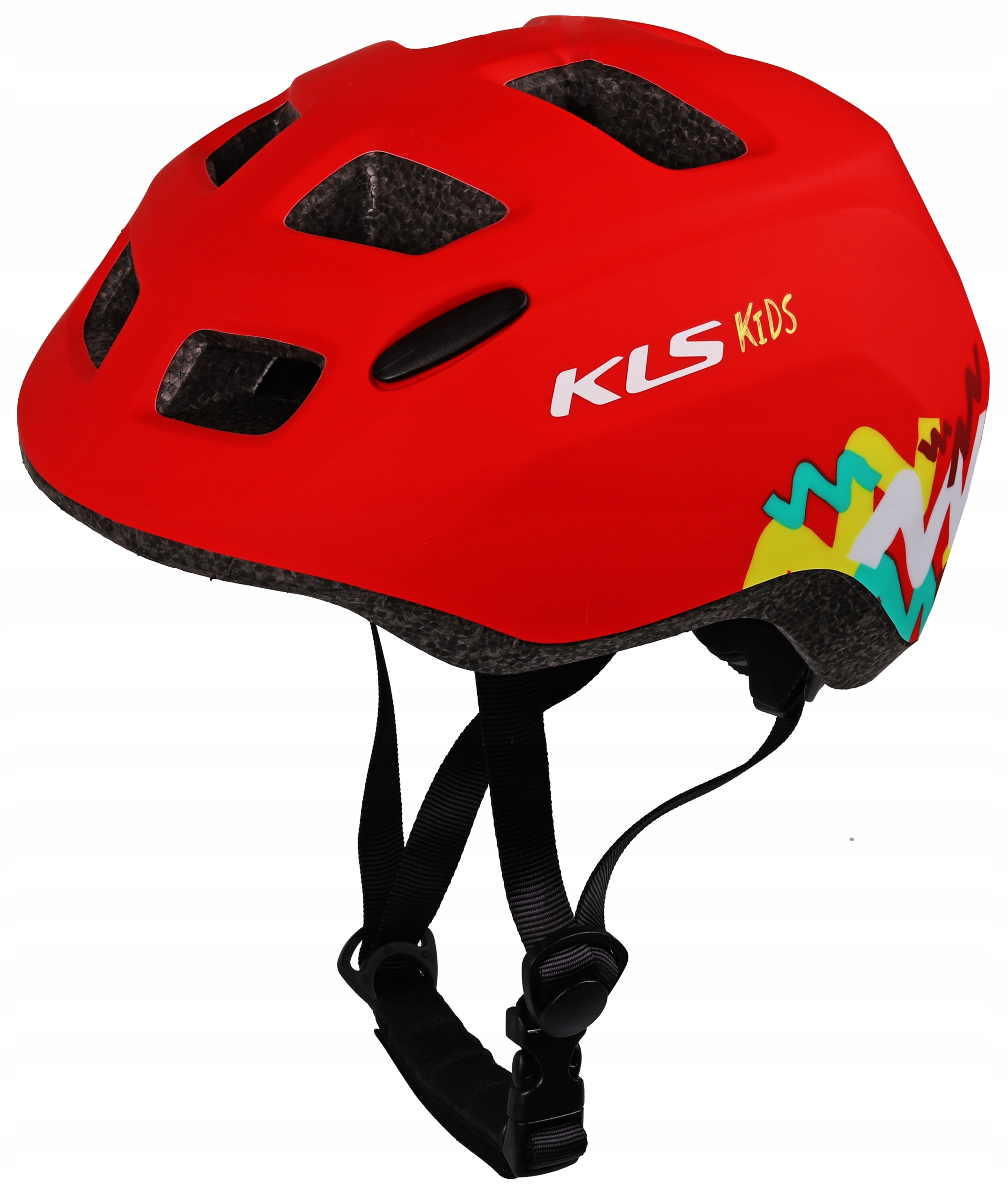 Kask ZigZag Czerwony (S) – Styl i bezpieczeństwo dla najmłodszych rowerzystów