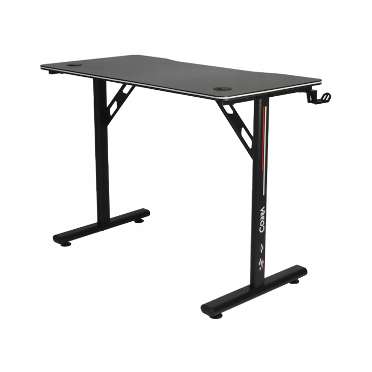 Biurko gamingowe CR2050BK – Idealne rozwiązanie dla graczy i biur