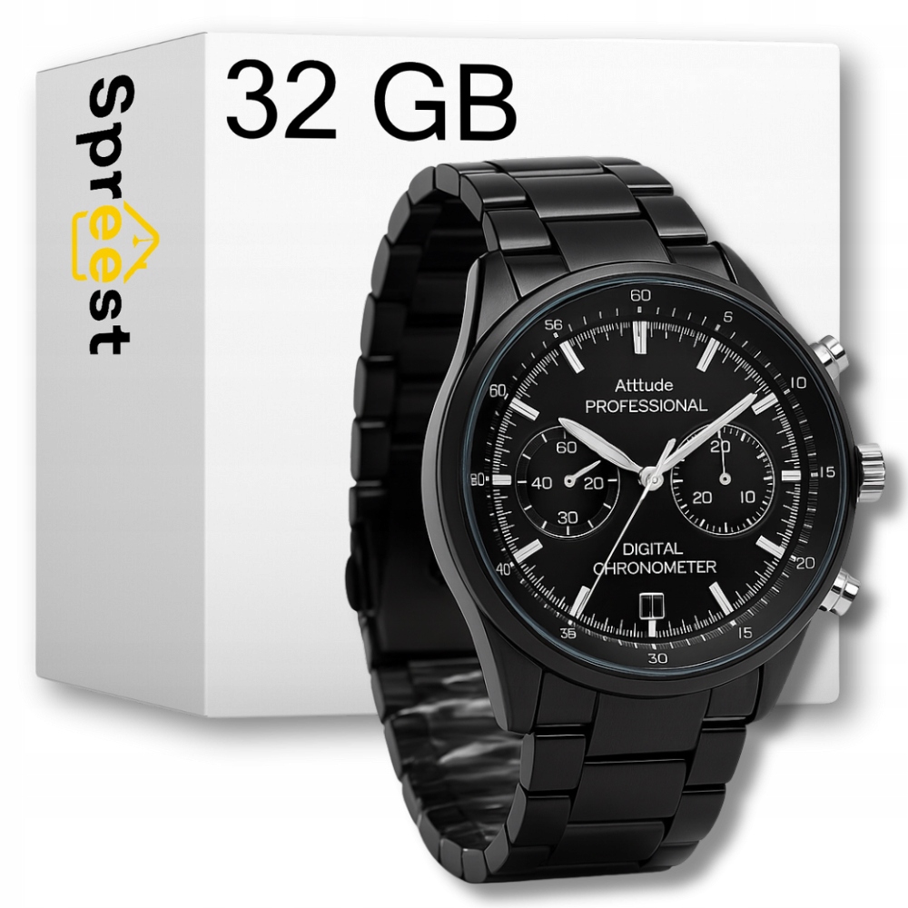 Elegancja i Funkcjonalność – Zegarek z Wbudowaną Kamerą Full HD