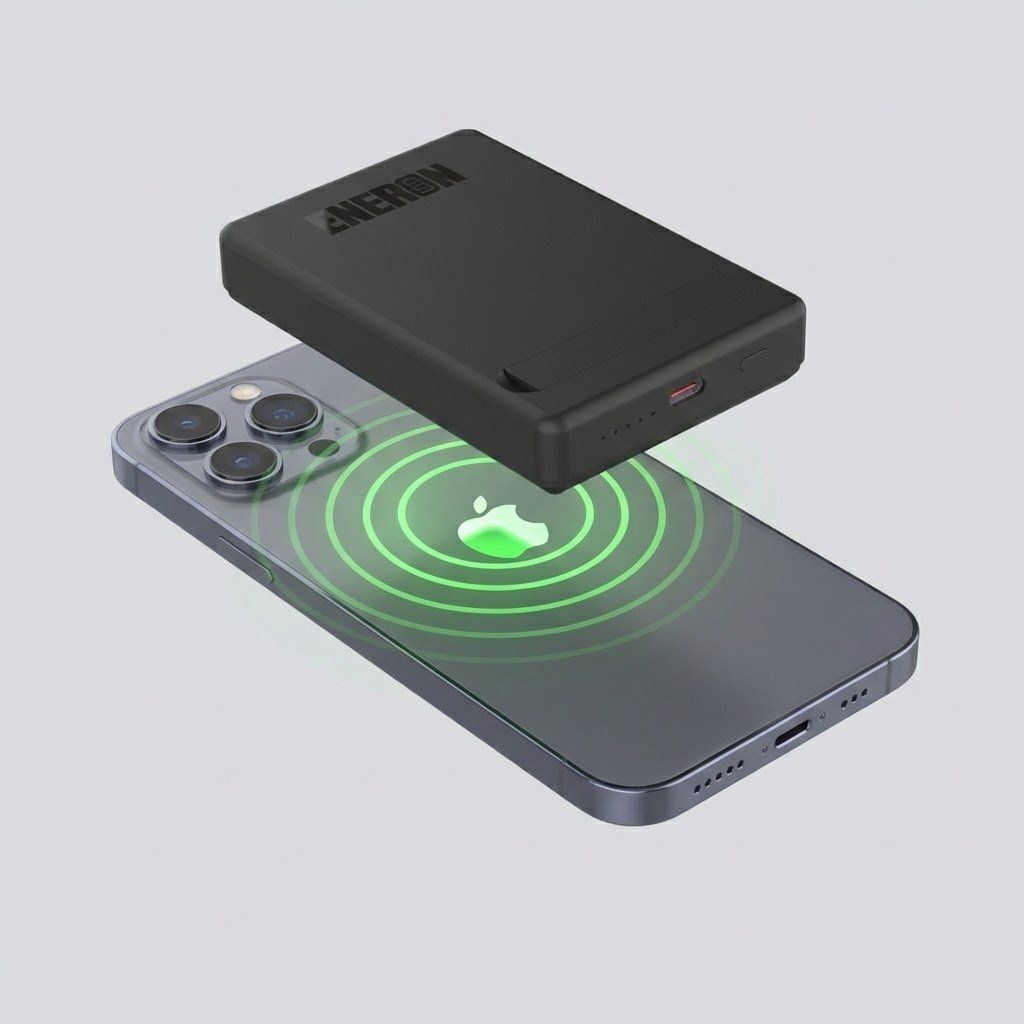 POWERBANK do iPhone – Szybkie ładowanie bezprzewodowe 5000mAh