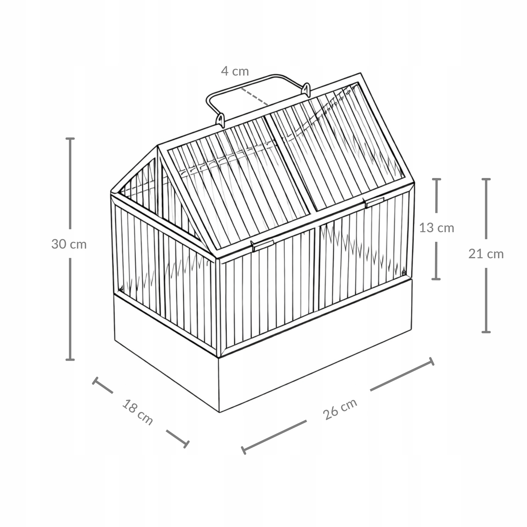 Wymiary i design – 30 x 26 x 18 cm