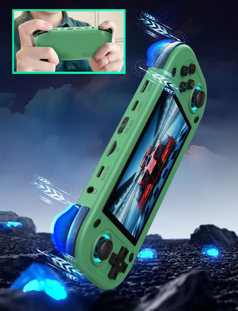 Wyświetlacz IPS 4,3” – Komfortowe granie w każdych warunkach