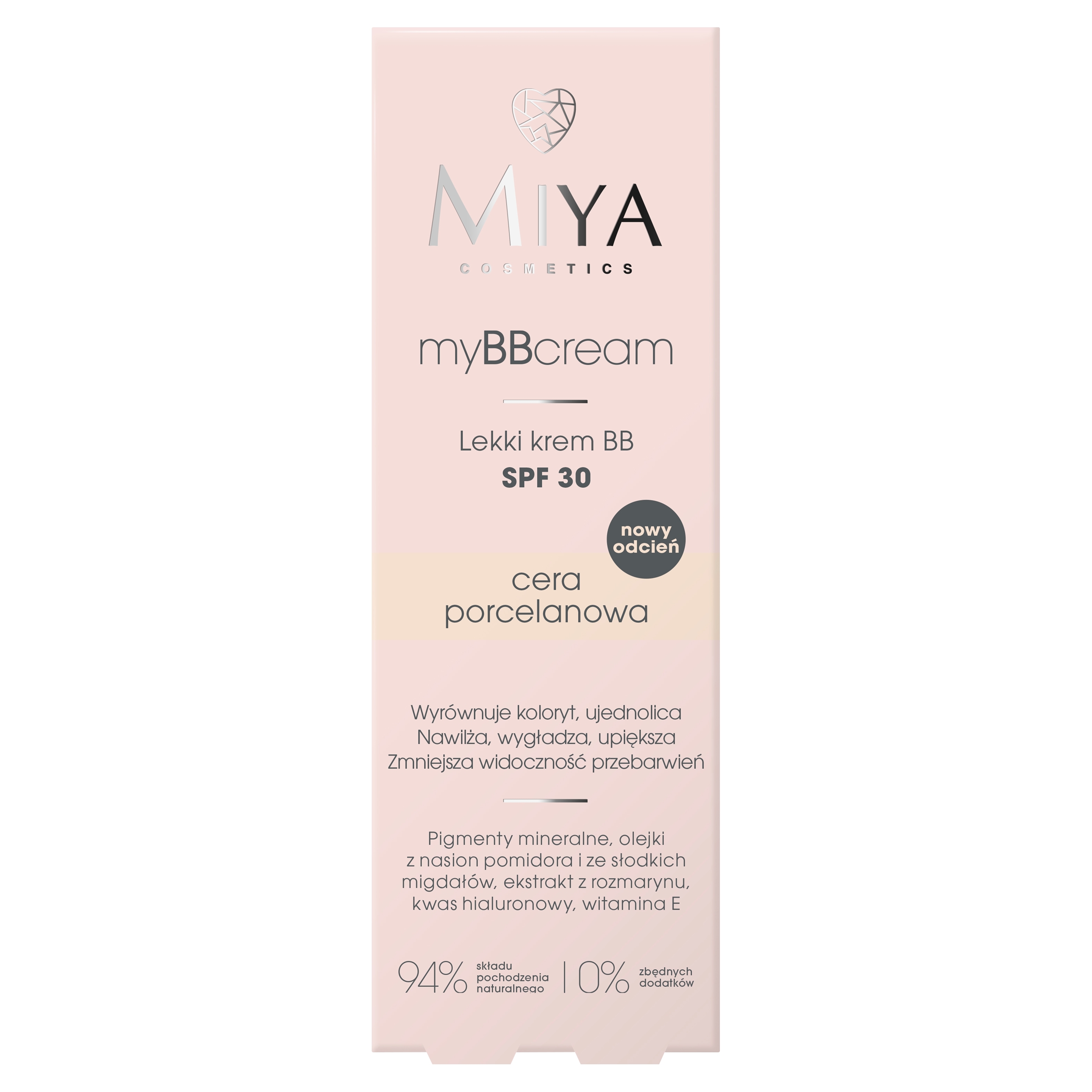 Miya myBBcream – Lekki krem BB koloryzujący do cery porcelanowej 40ml