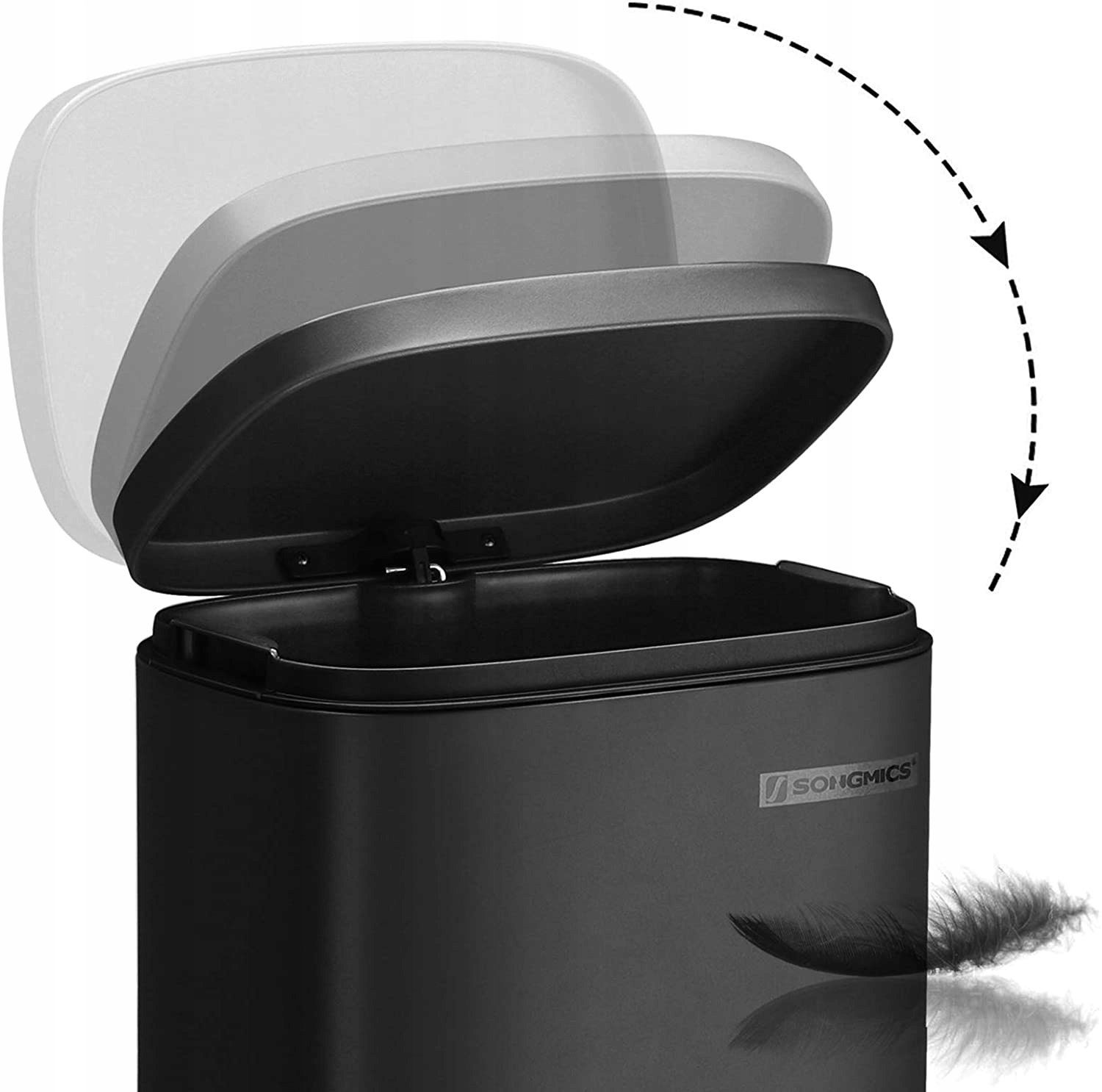 Cicha i powolna pokrywa dla komfortu użytkowania