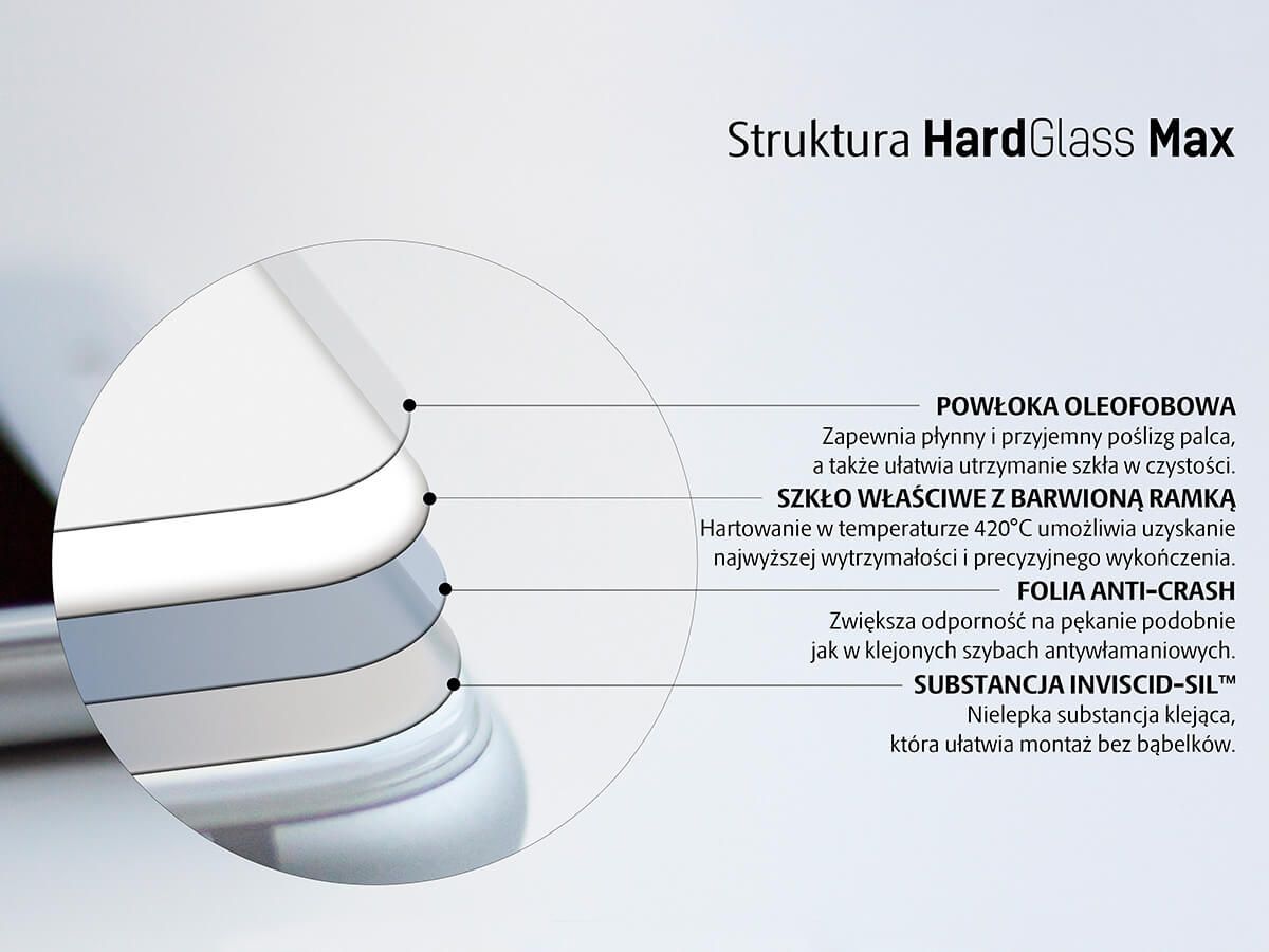 Szkło hartowane na cały ekran 3mk HardGlass Max