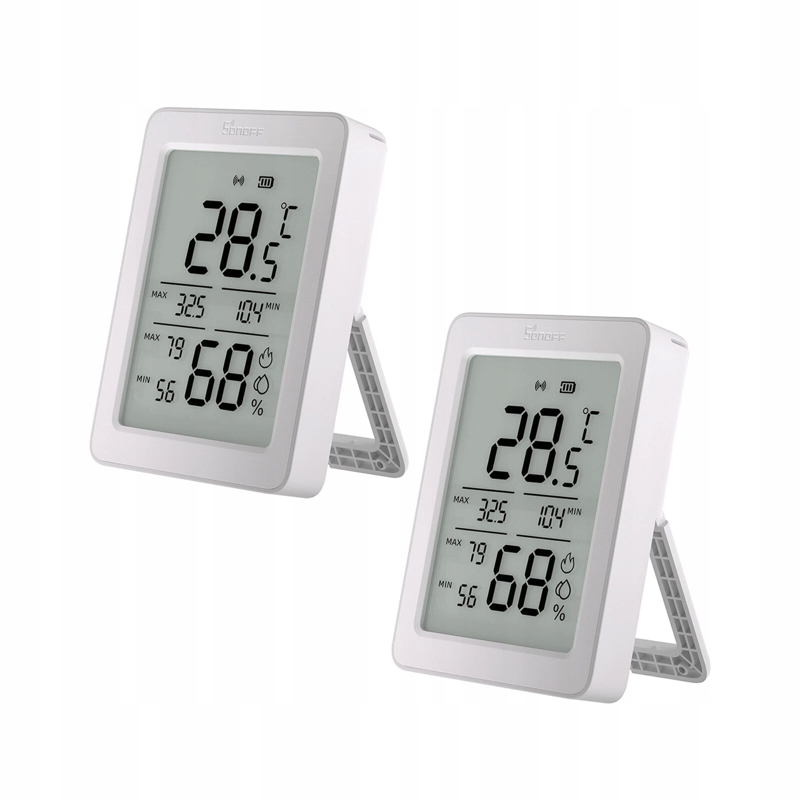 Czujnik temperatury i wilgotności ZigBee SNZB-02DR2 2Pack – Idealne rozwiązanie do monitorowania klimatu w Twoim domu