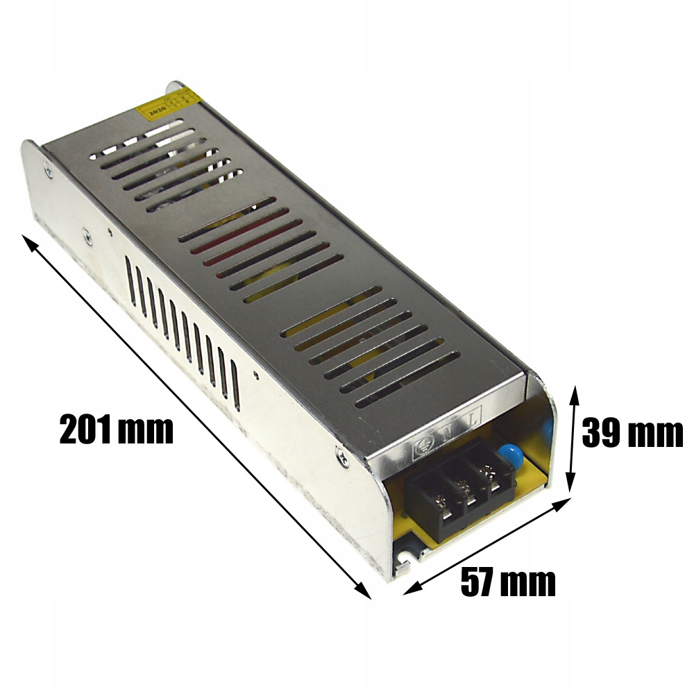 Wymiary i waga zasilacza – Kompaktowy design