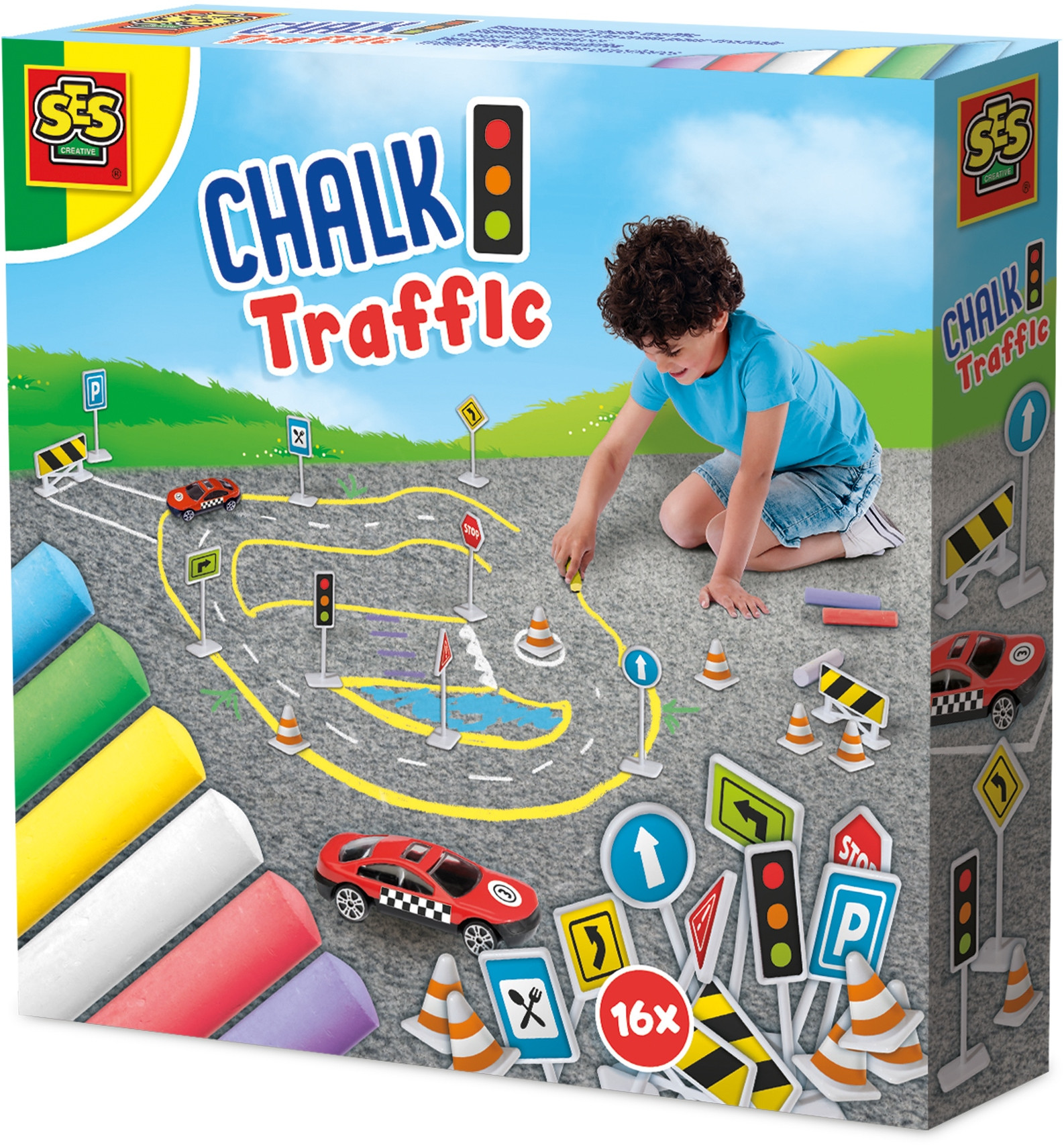 SES SES CHALK TRAFFIC – Kreatywna zabawa na chodniku