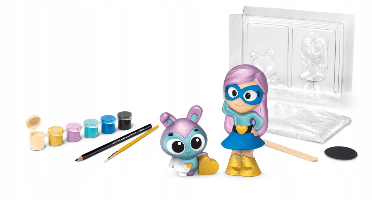 Zestaw do samodzielnego wykonania odlewów gipsowych