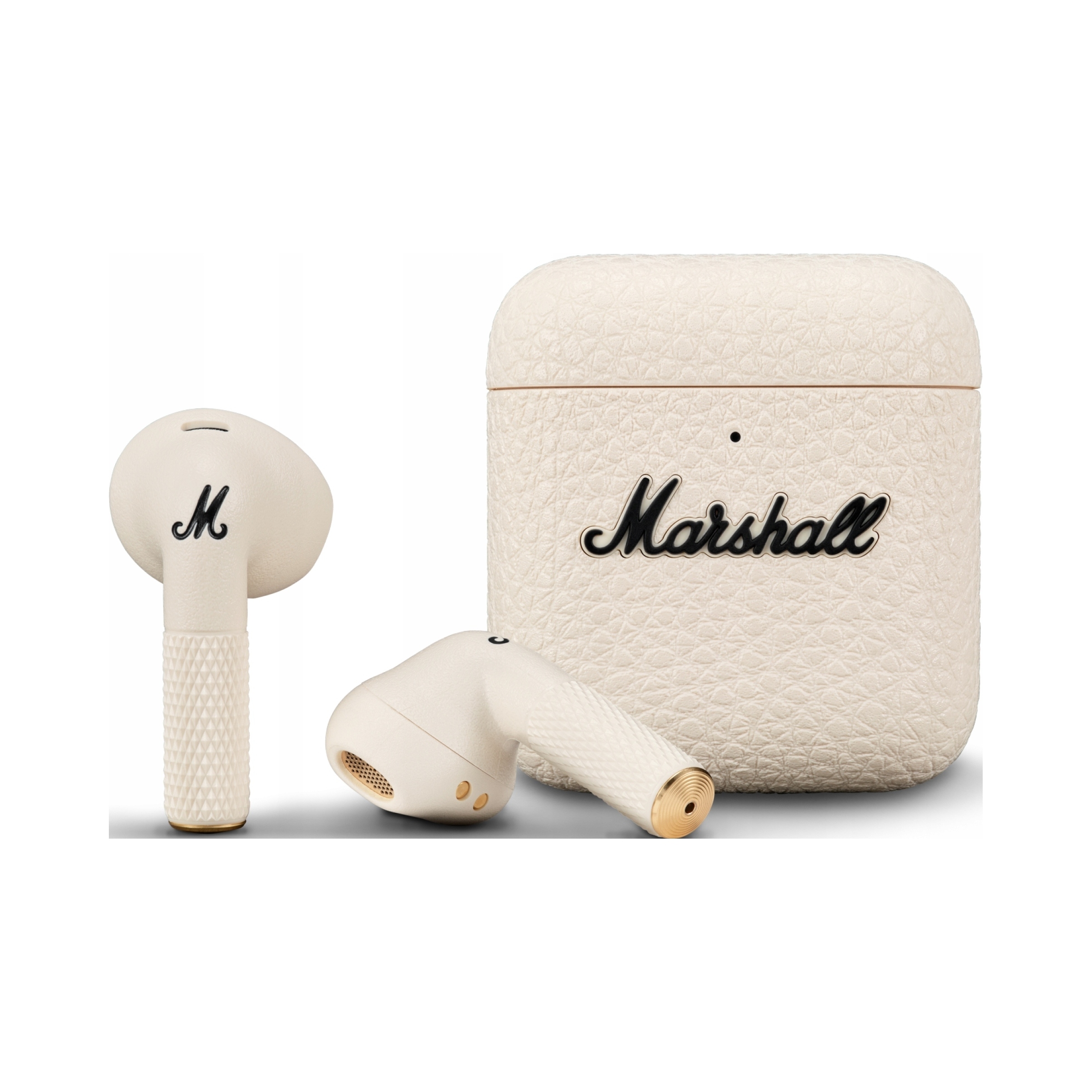 Słuchawki bezprzewodowe dokanałowe Marshall Minor IV Kremowy – Doskonałe brzmienie w Twoich uszach