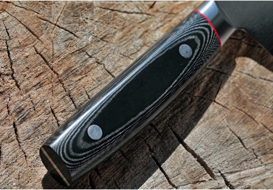 Ergonomiczny uchwyt z materiału Micarta