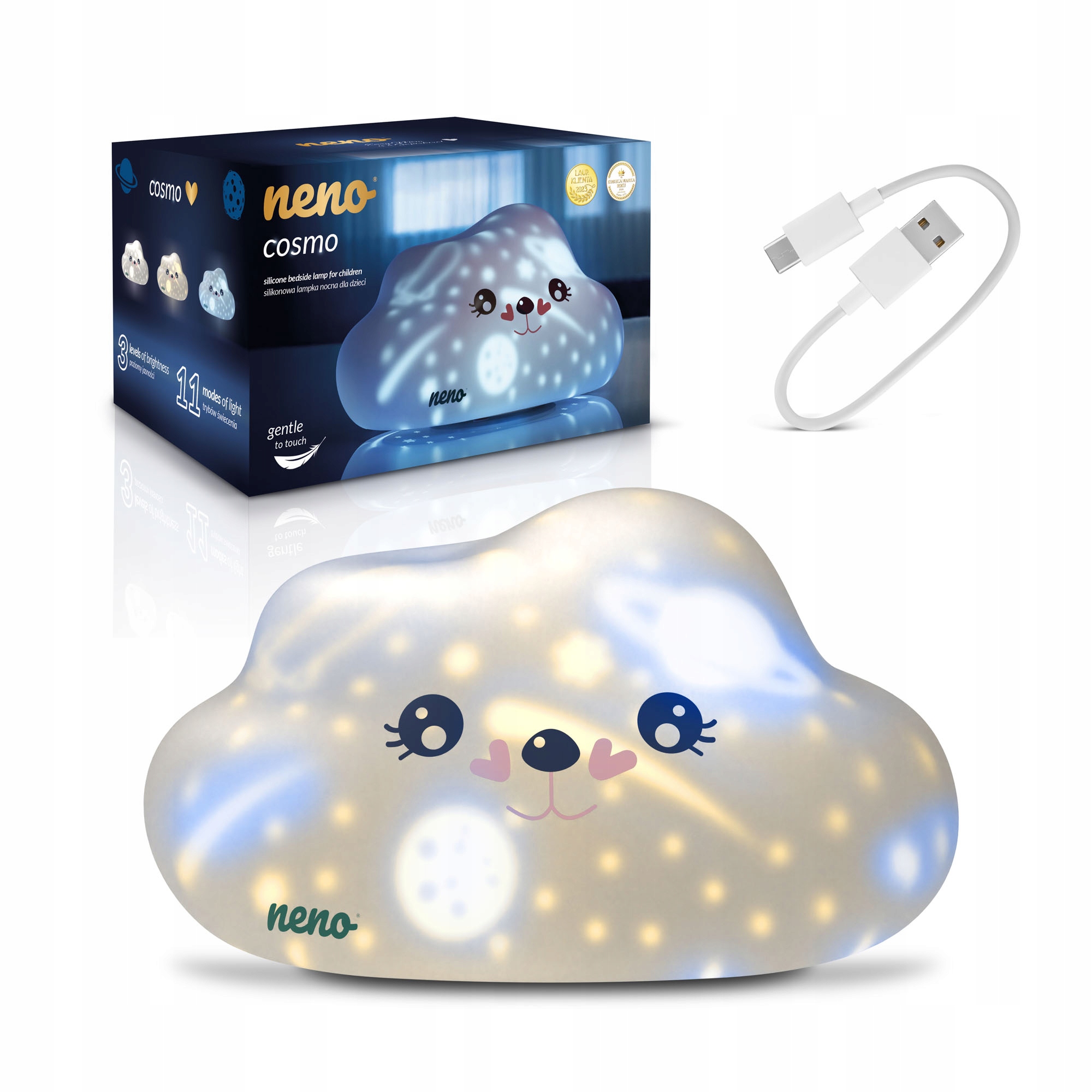 NENO Cosmo lampka LED – Magiczna lampka nocna dla dzieci