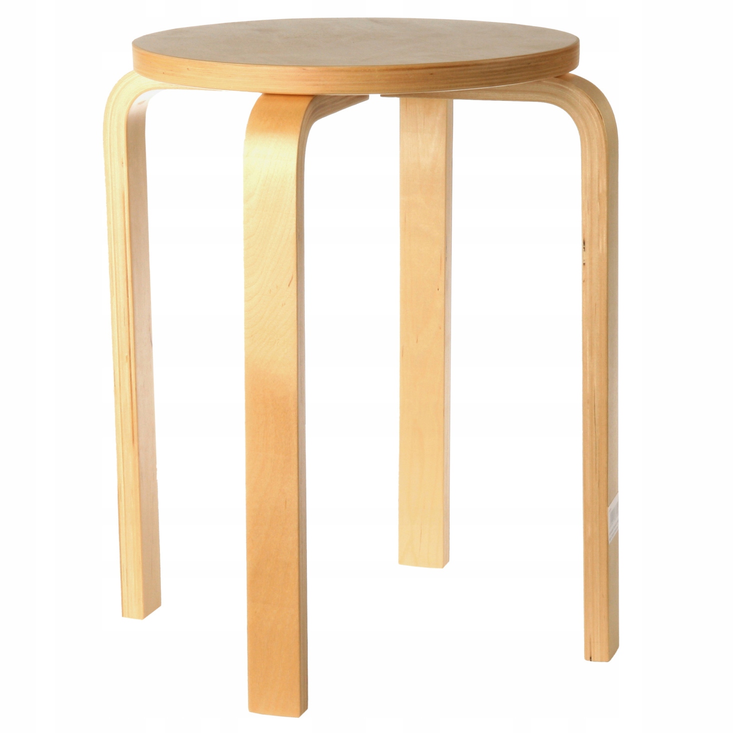 Taboret z drewna brzozy, Ø 39 cm – Idealne rozwiązanie do Twojego wnętrza