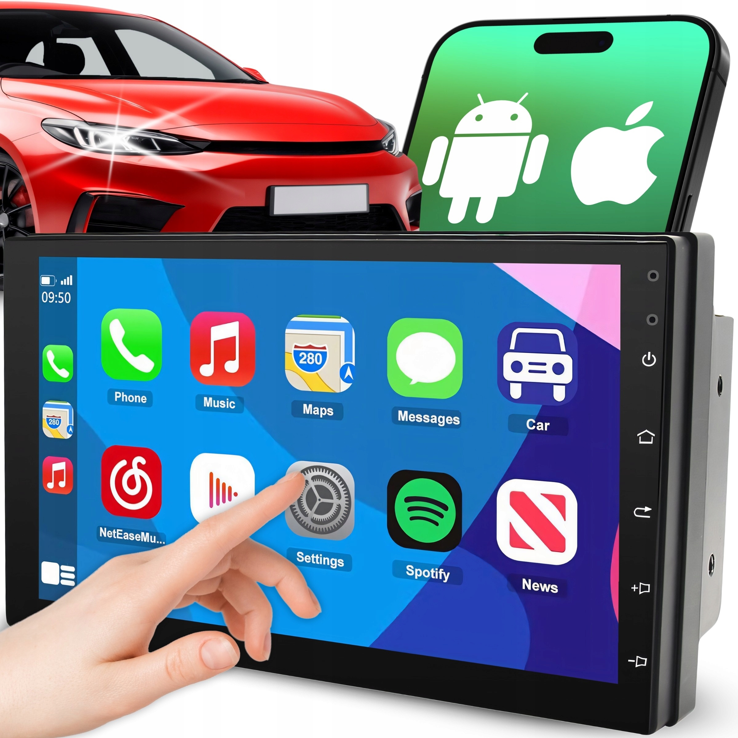 Wyświetlacz 7 cali i system Android 8.1