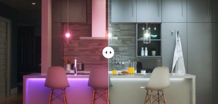 Wysoka jasność 2000 lm i wielokolorowe oświetlenie