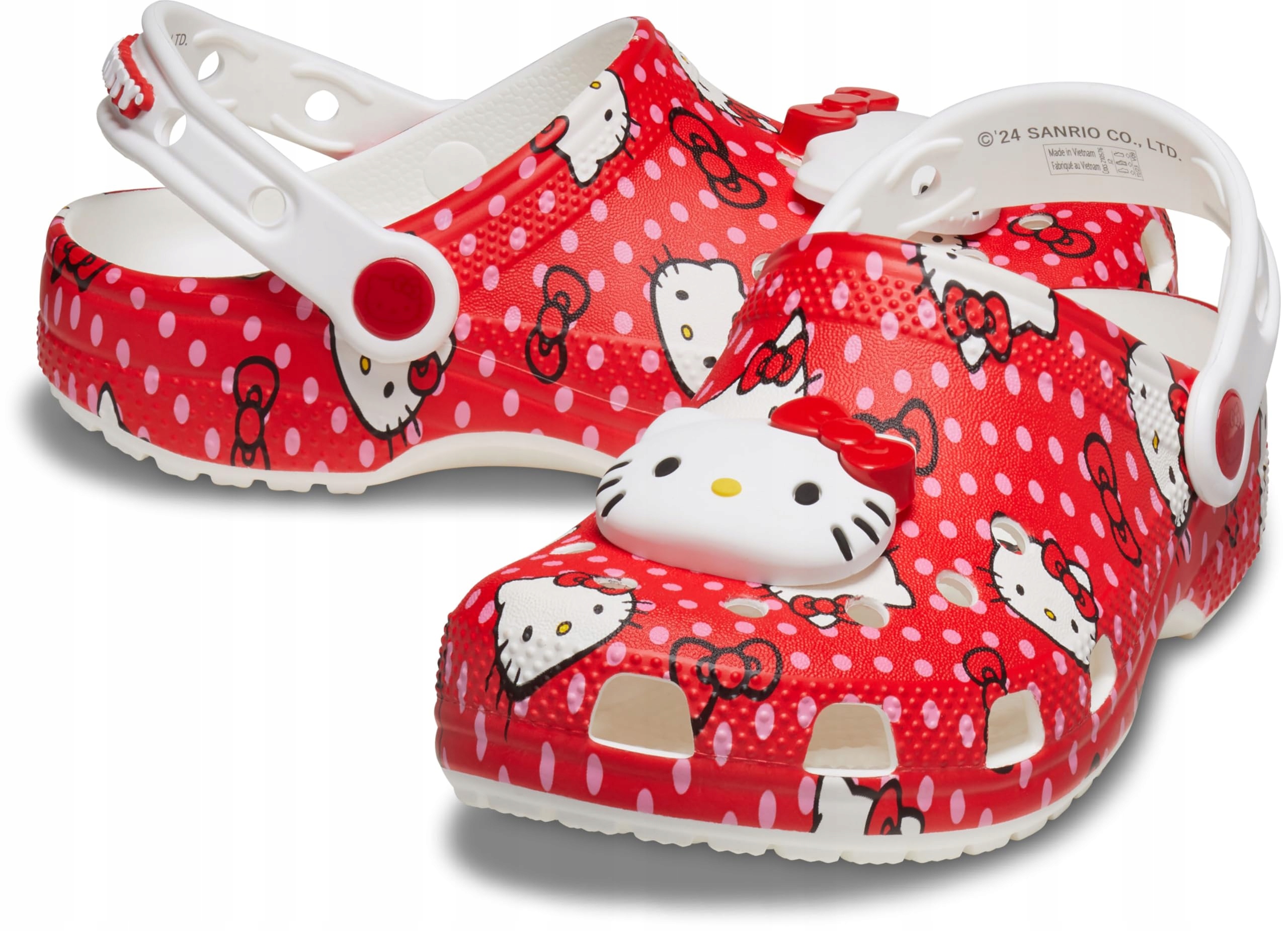 Kolorowy design z motywem Hello Kitty