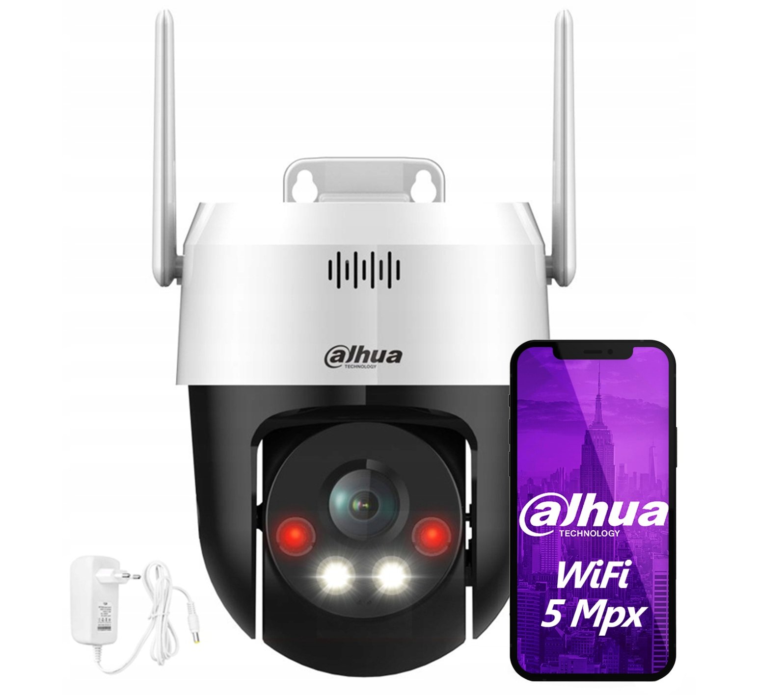 Wysoka rozdzielczość 4 Mpx dla wyraźnych nagrań