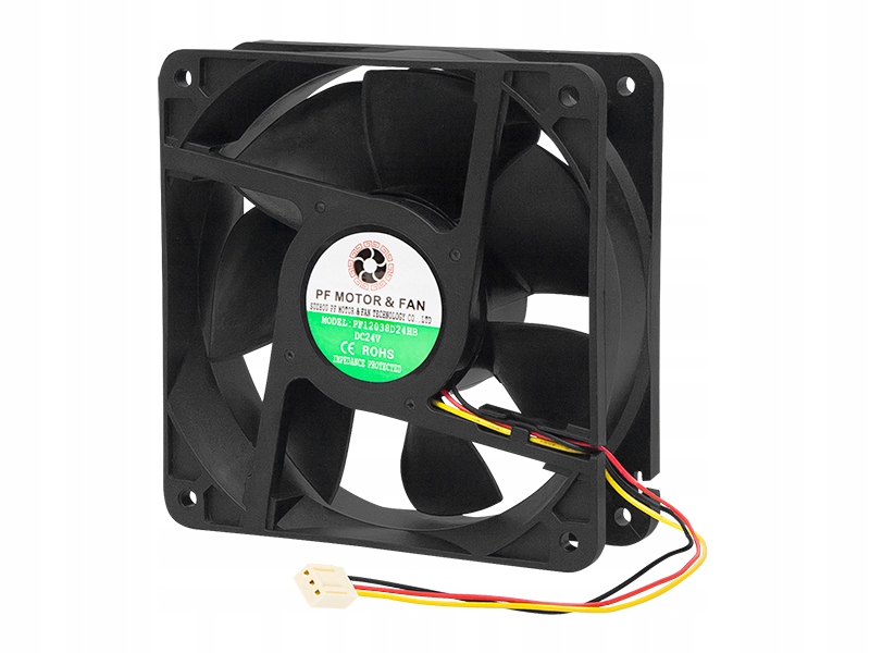 Wentylator 120x38mm 24V kulkowy – Wydajność i niezawodność w jednym