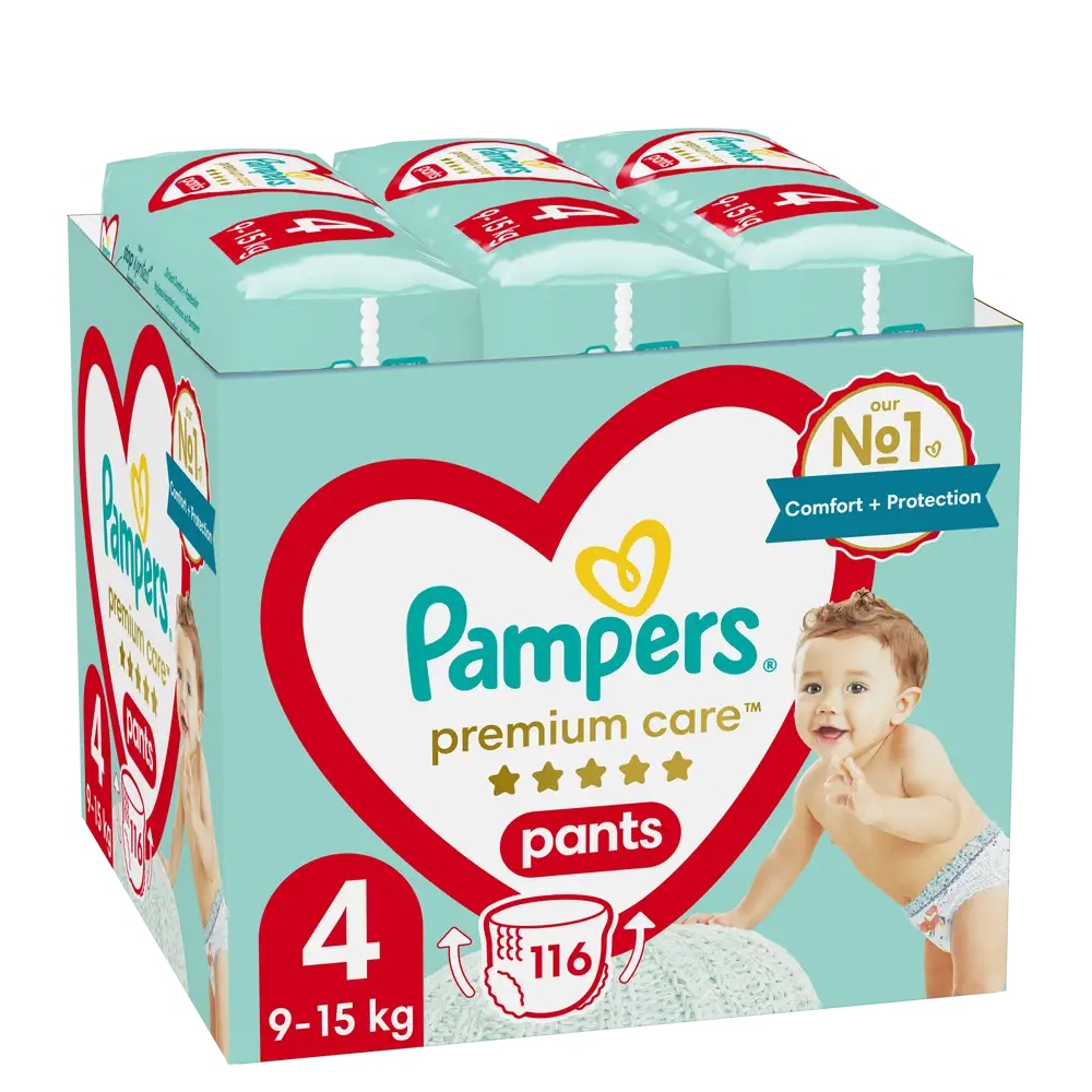Pampers Pampers Premium Care Pants Sauskelnės – Komfort i ochrona dla Twojego dziecka