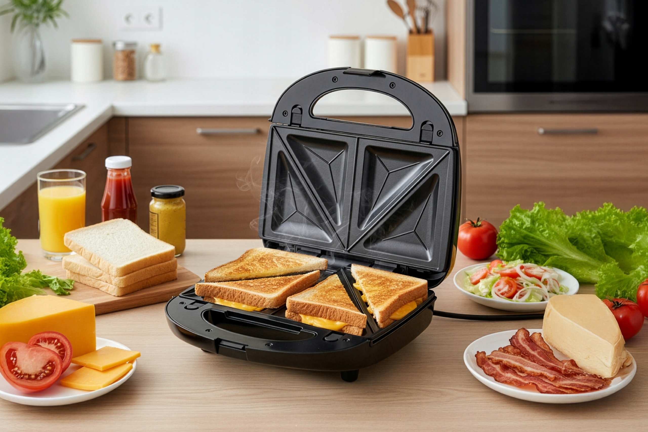 Szybkie nagrzewanie i równomierne opiekanie pieczywa