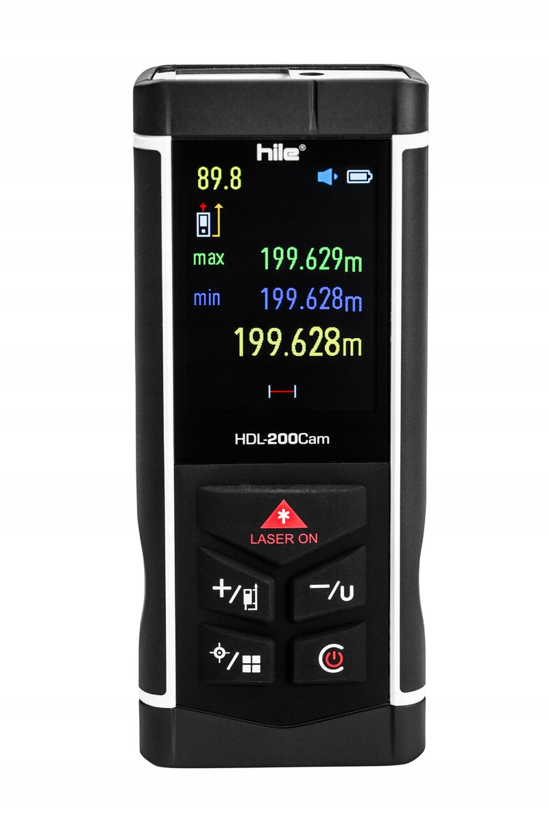 Dalmierz laserowy HILE HDL-200CAM – Precyzyjne pomiary na dużych dystansach