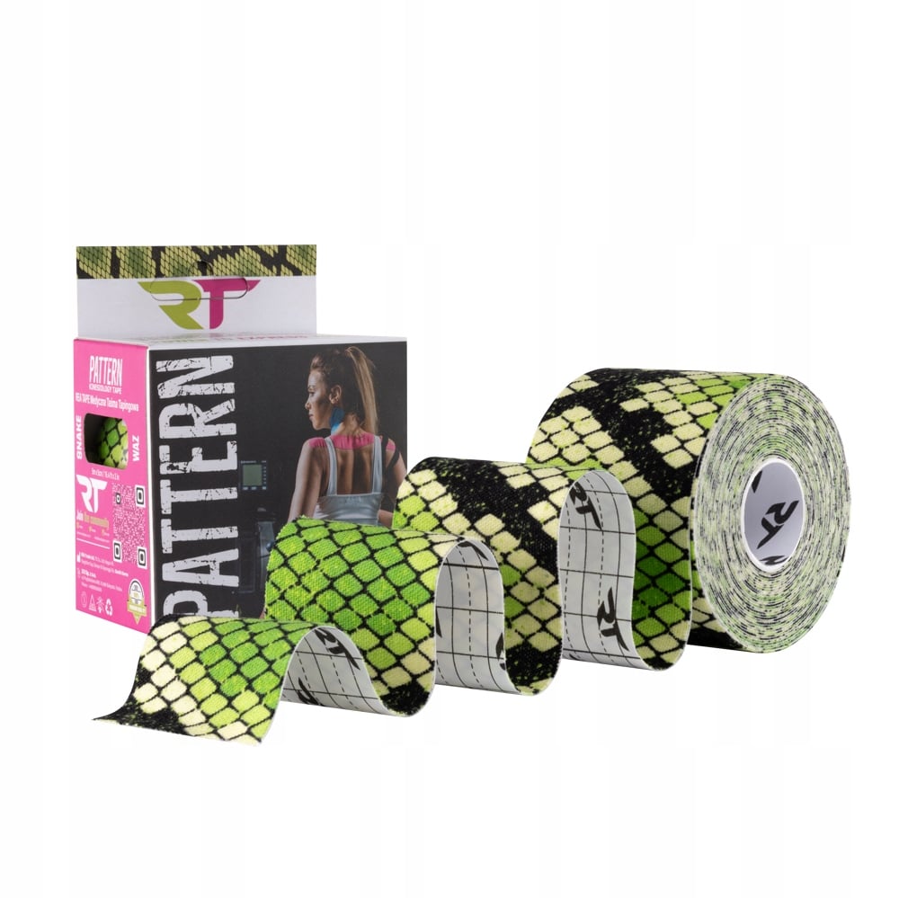 REA TAPE Pattern (Wąż) – Elastyczna taśma do wsparcia terapii