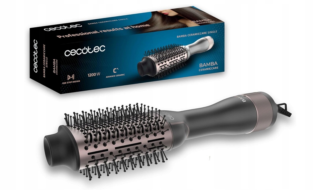 Elektryczna szczotka do włosów Cecotec CeramicCare Single – Twoje nowe narzędzie do stylizacji